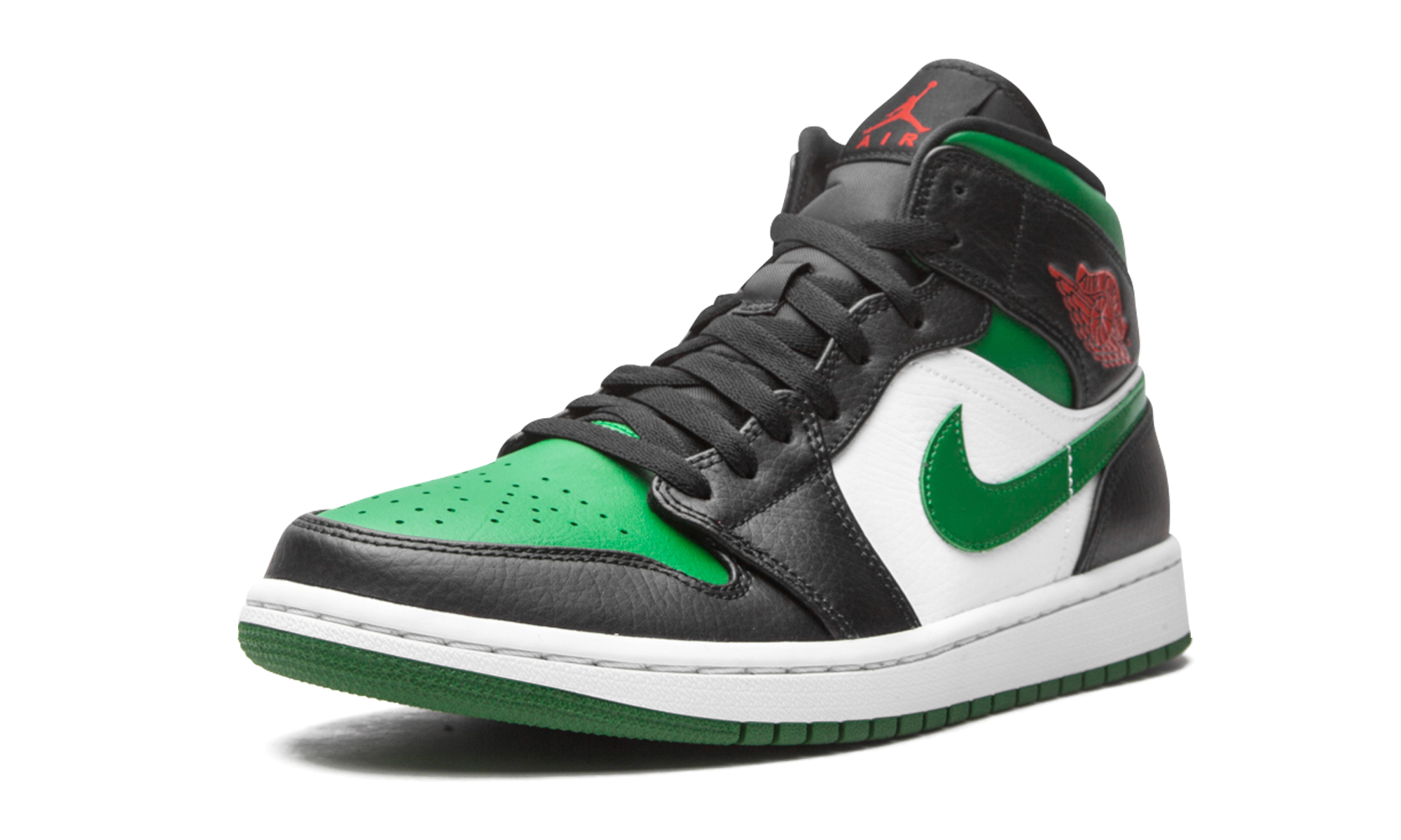 Air Jordan 1 Mid "Green toe" 554724 067