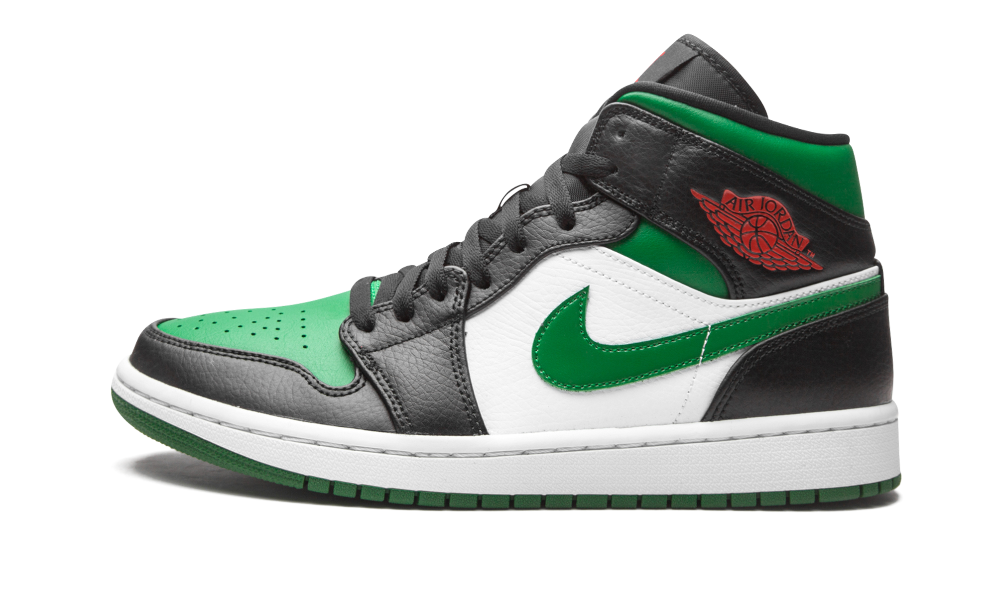 Air Jordan 1 Mid "Green toe" 554724 067