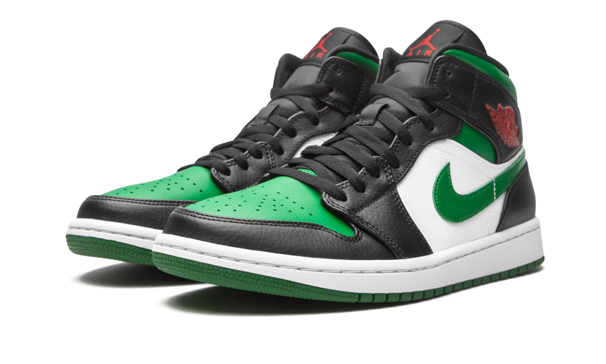 Air Jordan 1 Mid "Green toe" 554724 067