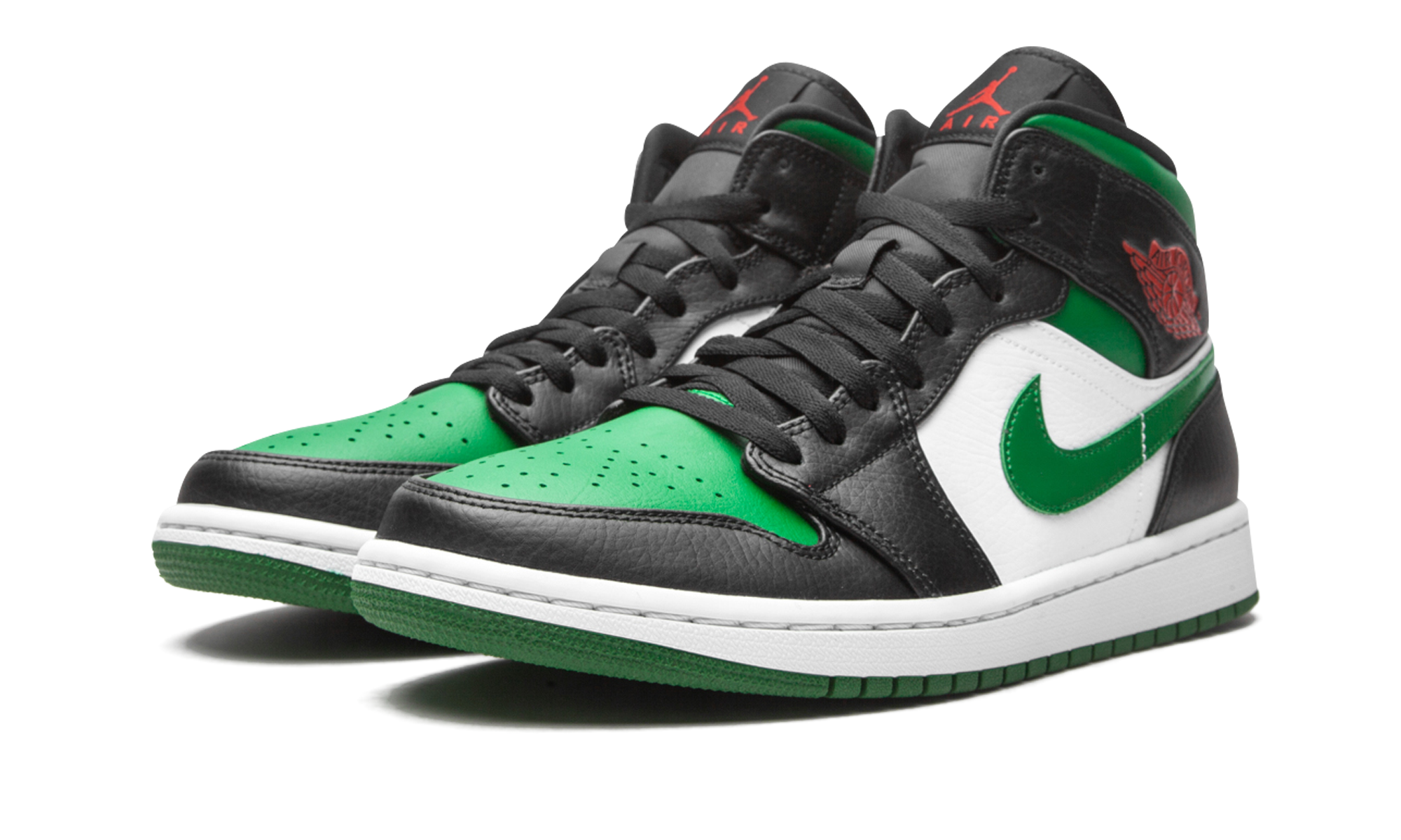 Air Jordan 1 Mid "Green toe" 554724 067