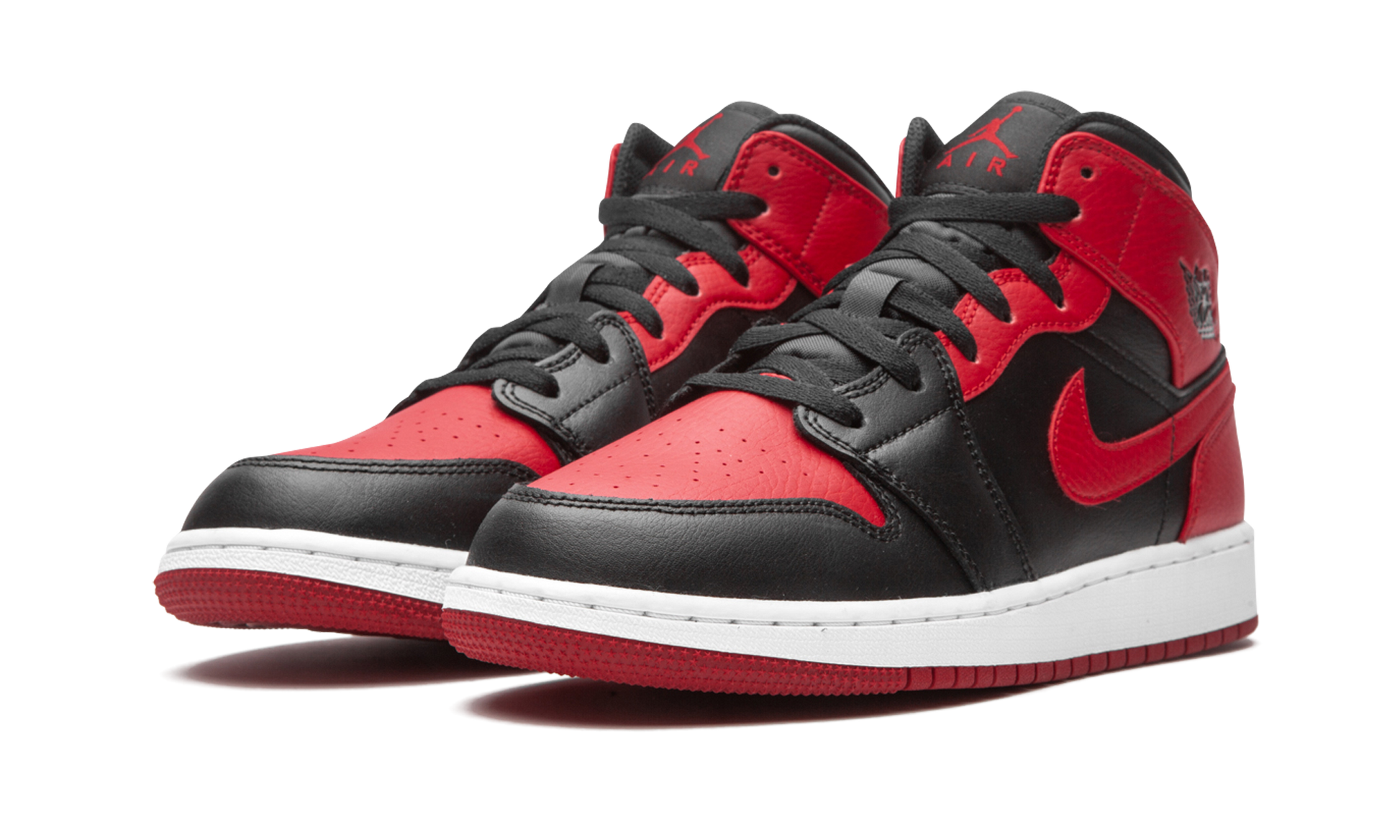 Air Jordan 1 Mid GS "Banned 2020" 554725 074
