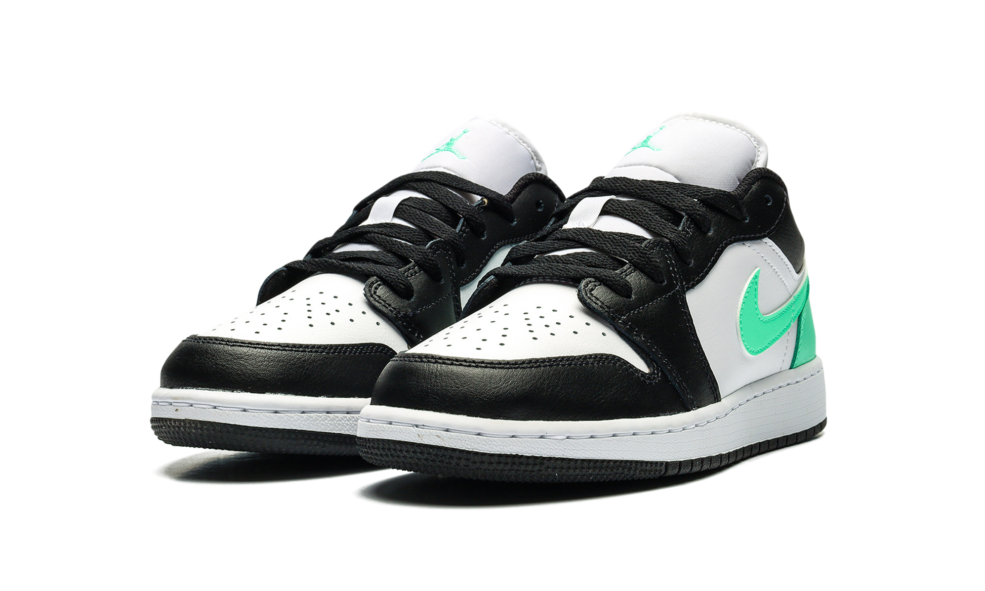 Air Jordan 1 Mid GS "Green glow" 553560 131
