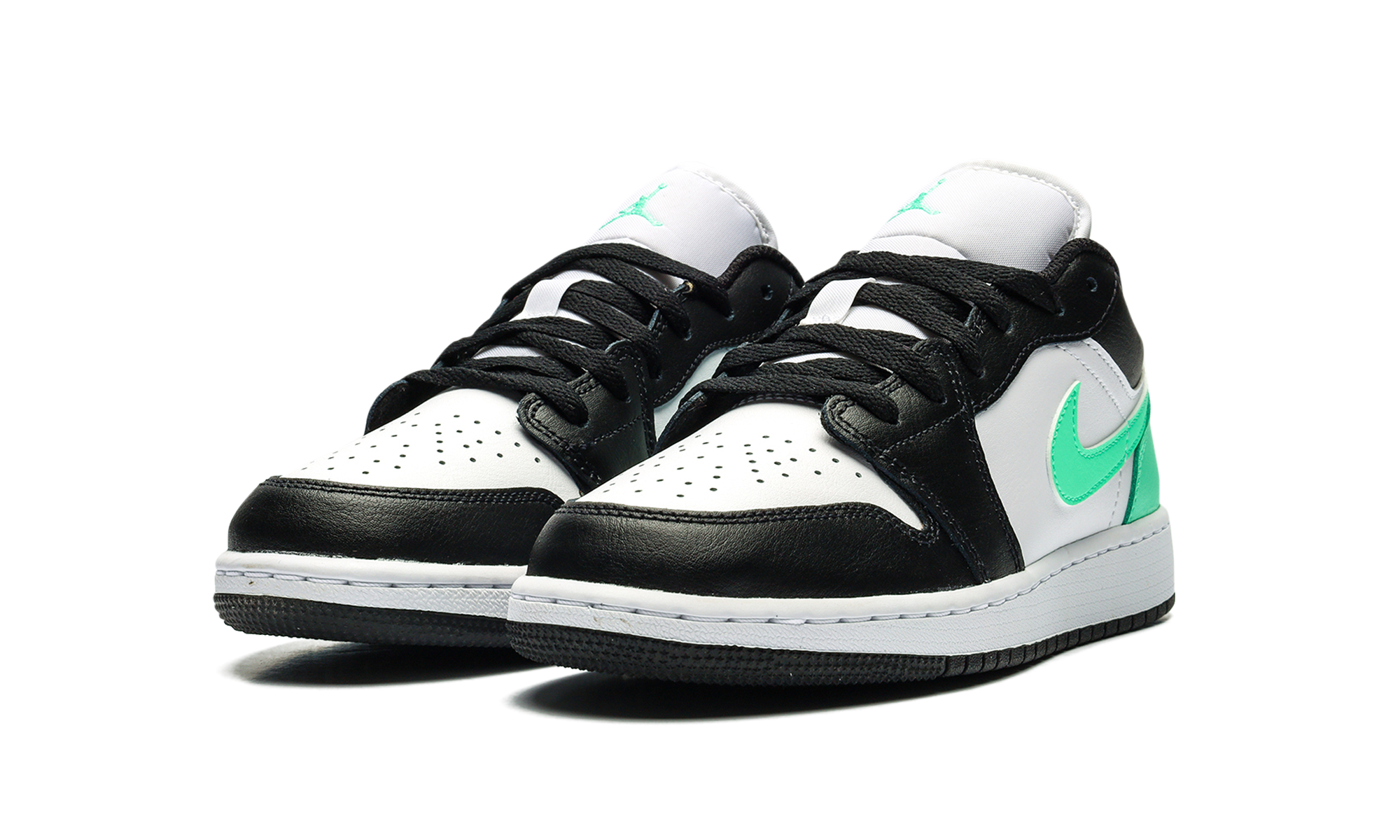Air Jordan 1 Mid GS "Green glow" 553560 131