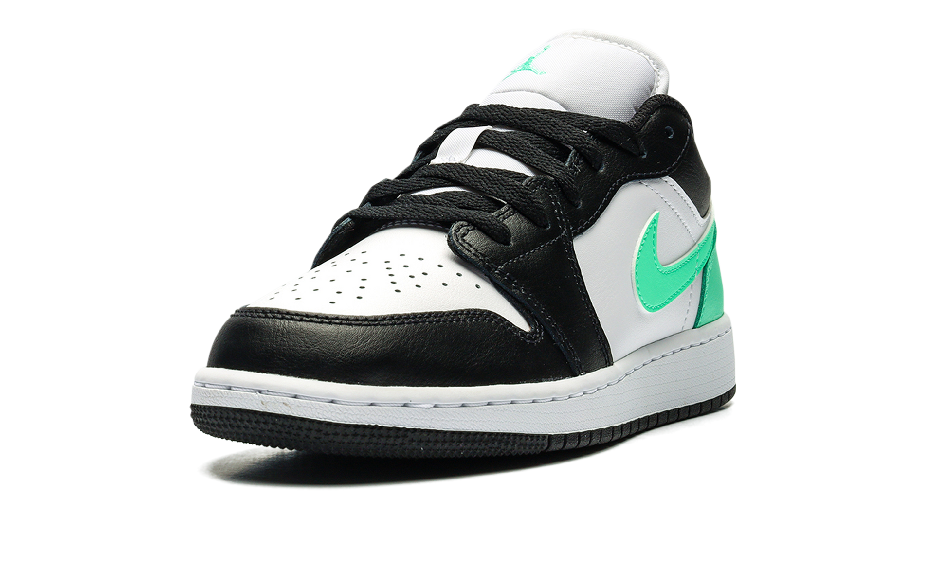 Air Jordan 1 Mid GS "Green glow" 553560 131