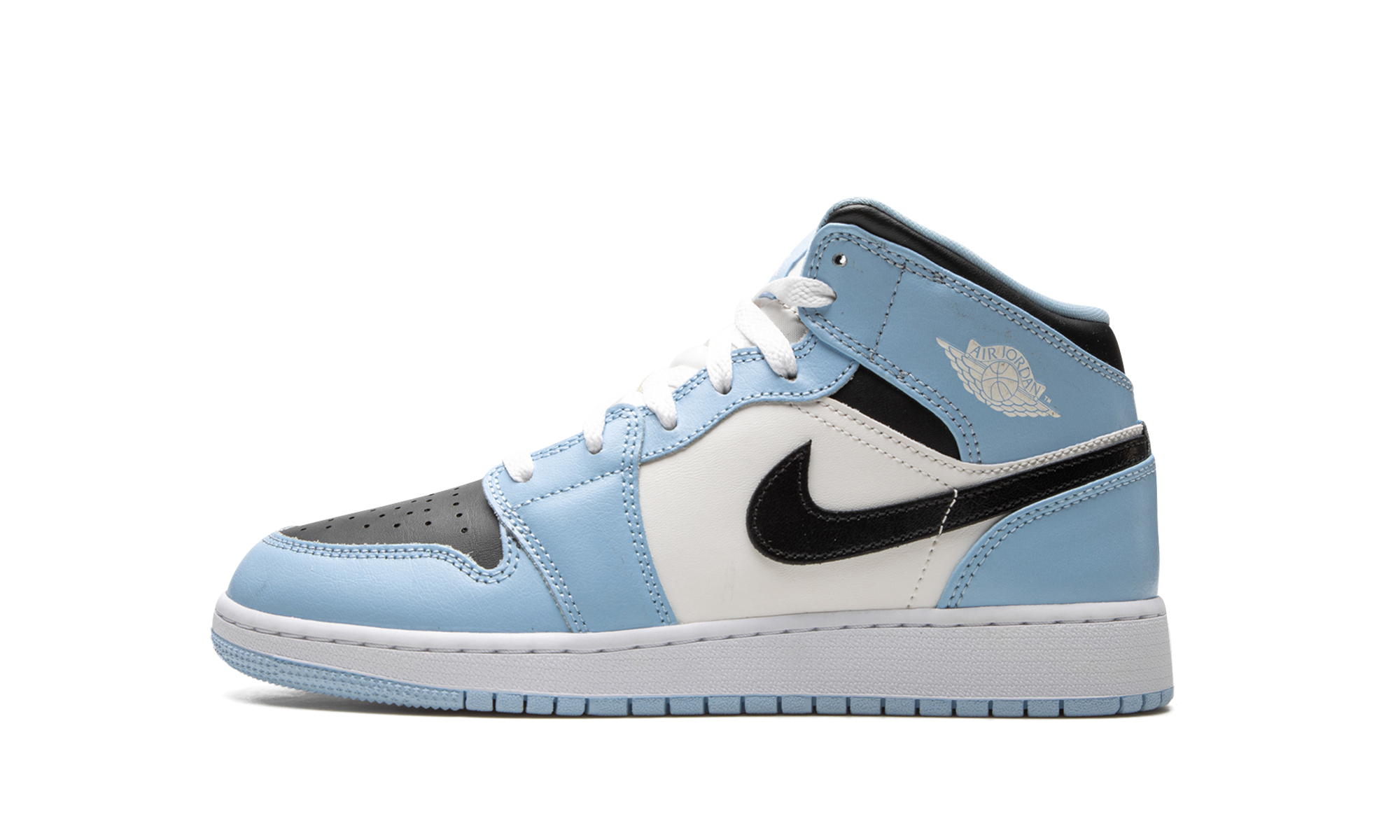 Air Jordan 1 Mid GS "Ice blue" 555112 401