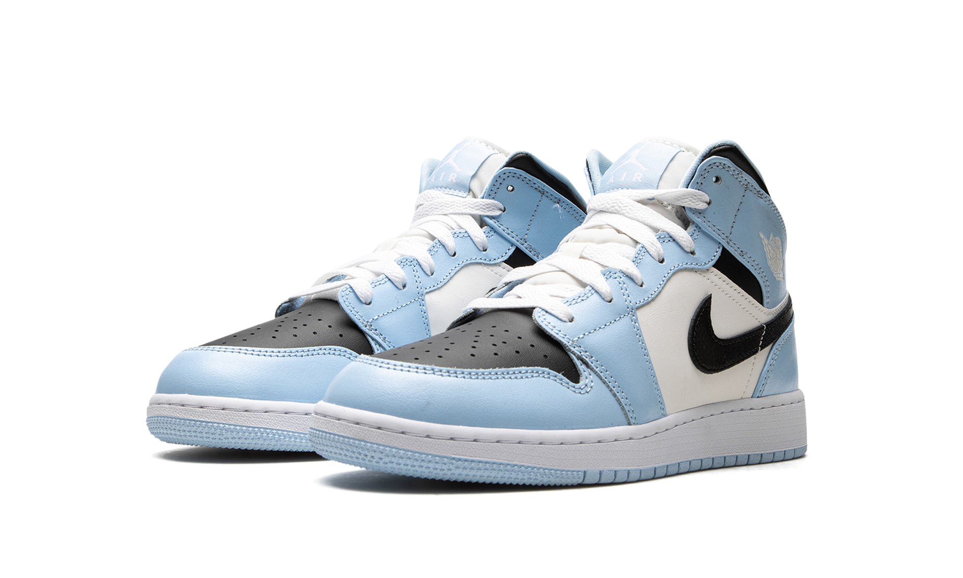 Air Jordan 1 Mid GS "Ice blue" 555112 401