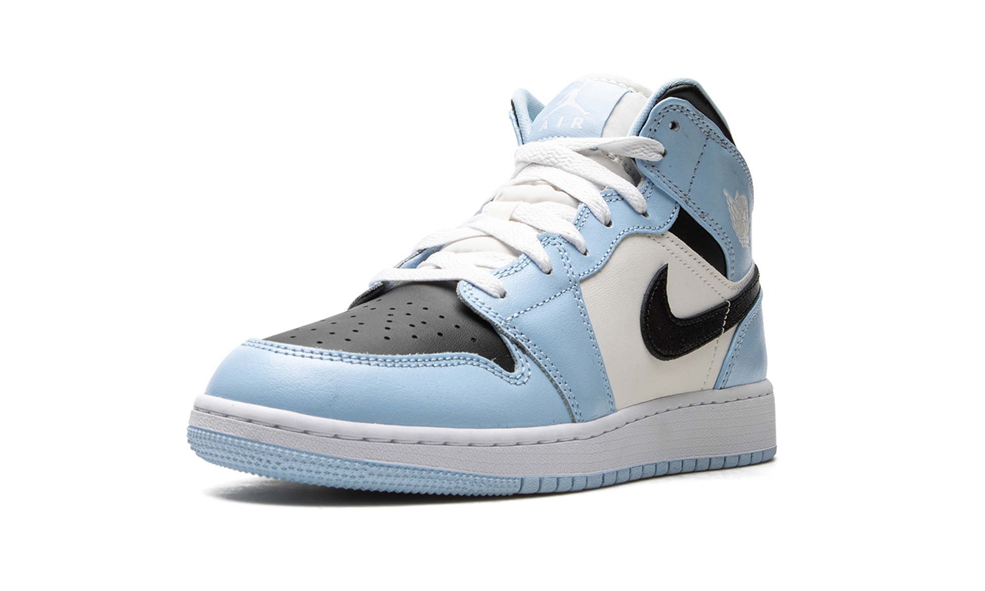 Air Jordan 1 Mid GS "Ice blue" 555112 401