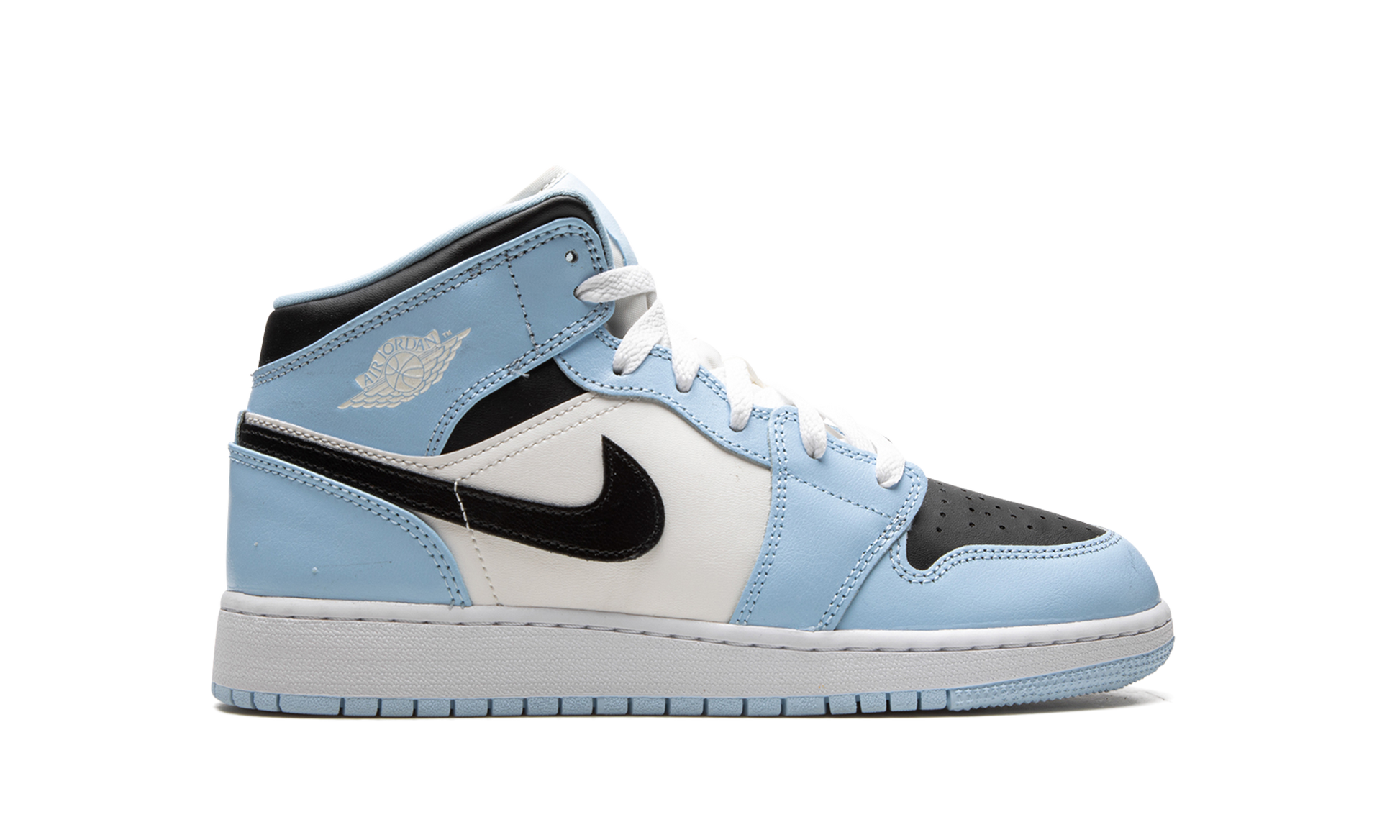 Air Jordan 1 Mid GS "Ice blue" 555112 401