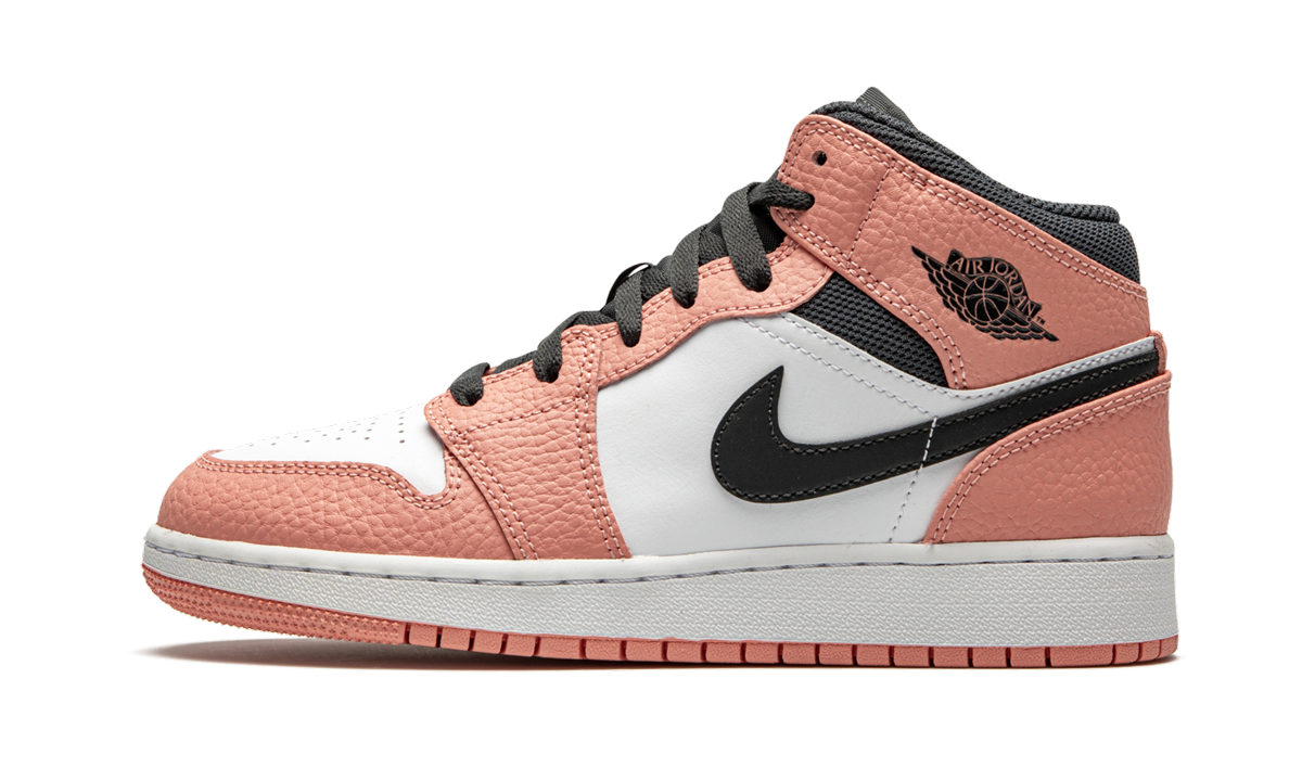 Air Jordan 1 Mid GS "Pink quartz" 555112 603
