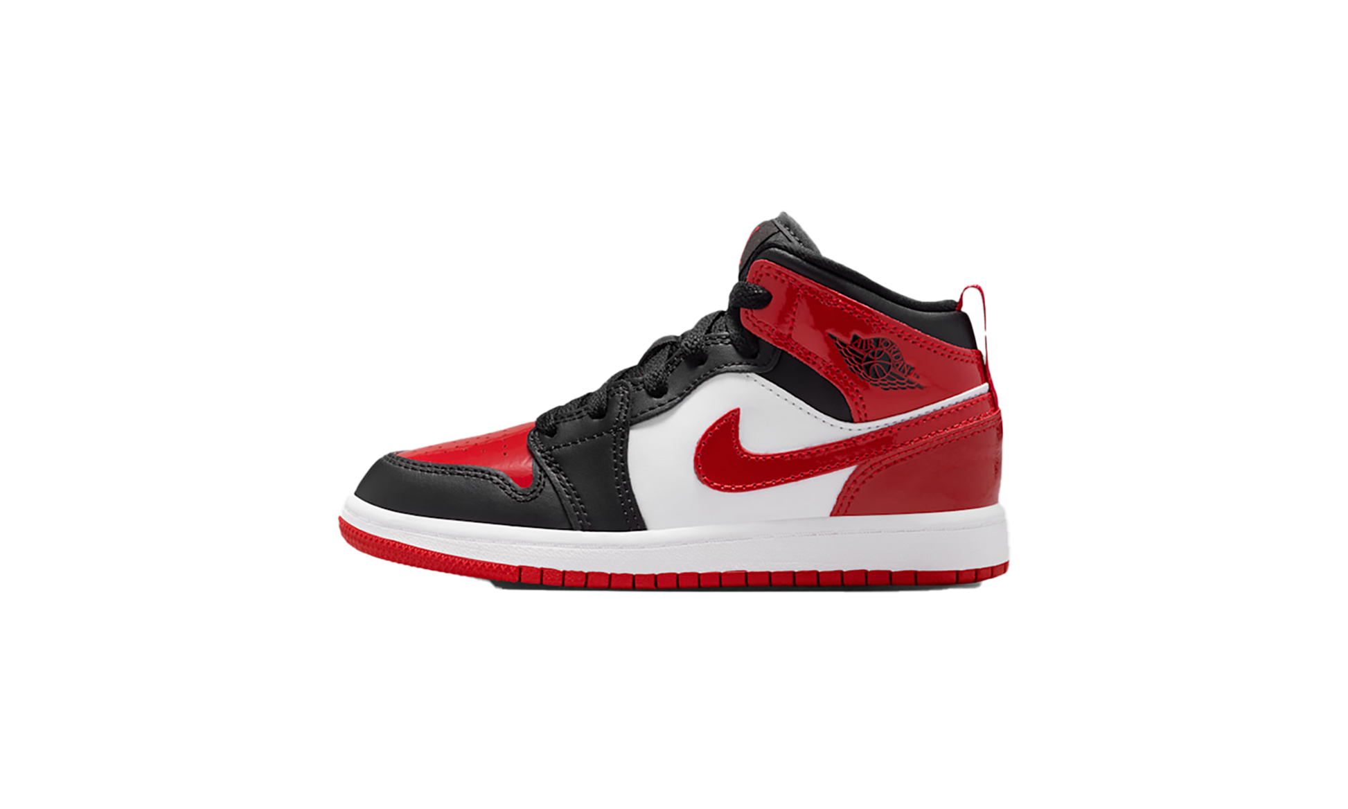 Air Jordan 1 Mid GS "Red/black"