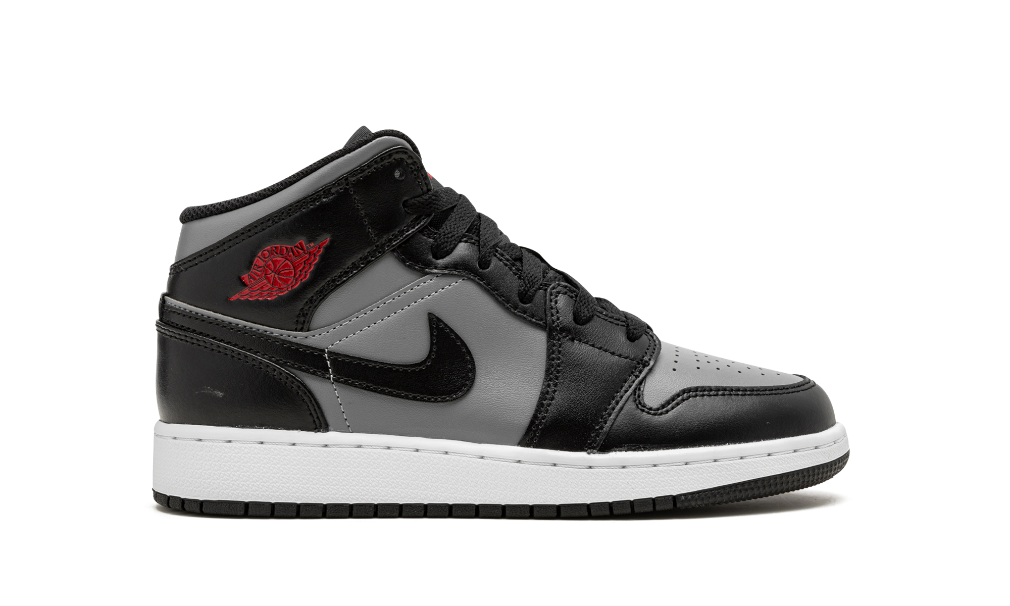 Air Jordan 1 Mid GS "Shadow / red" 554725 096