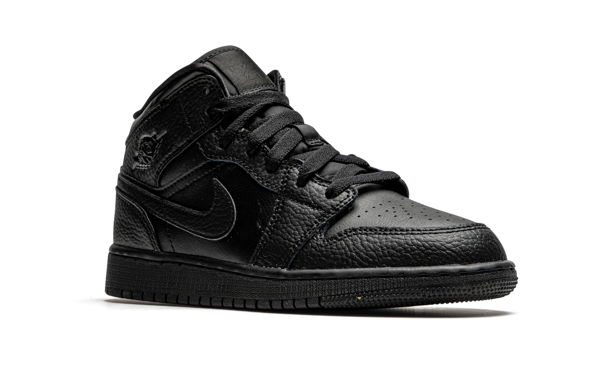 Air Jordan 1 Mid GS "Triple black" 554725 091
