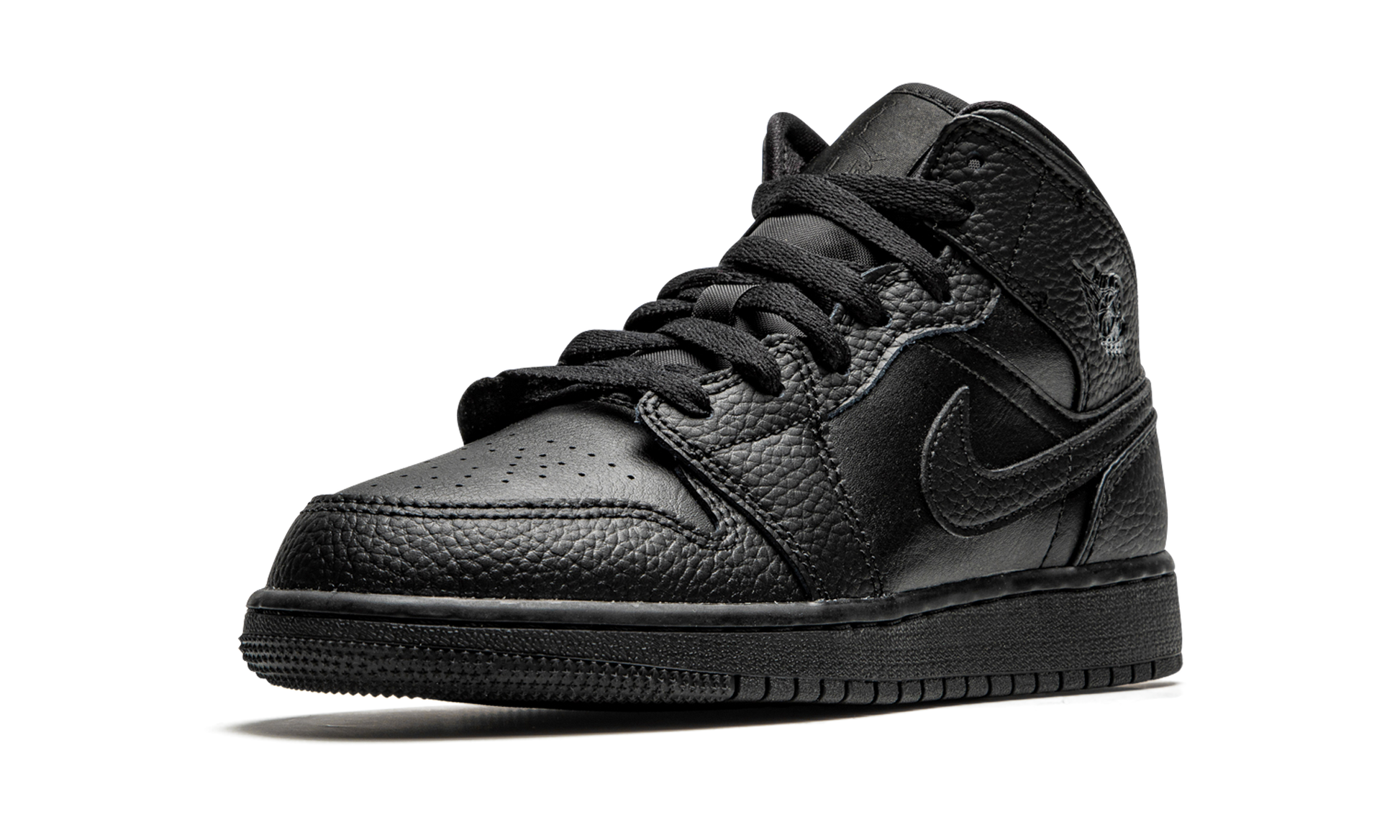 Air Jordan 1 Mid GS "Triple black" 554725 091