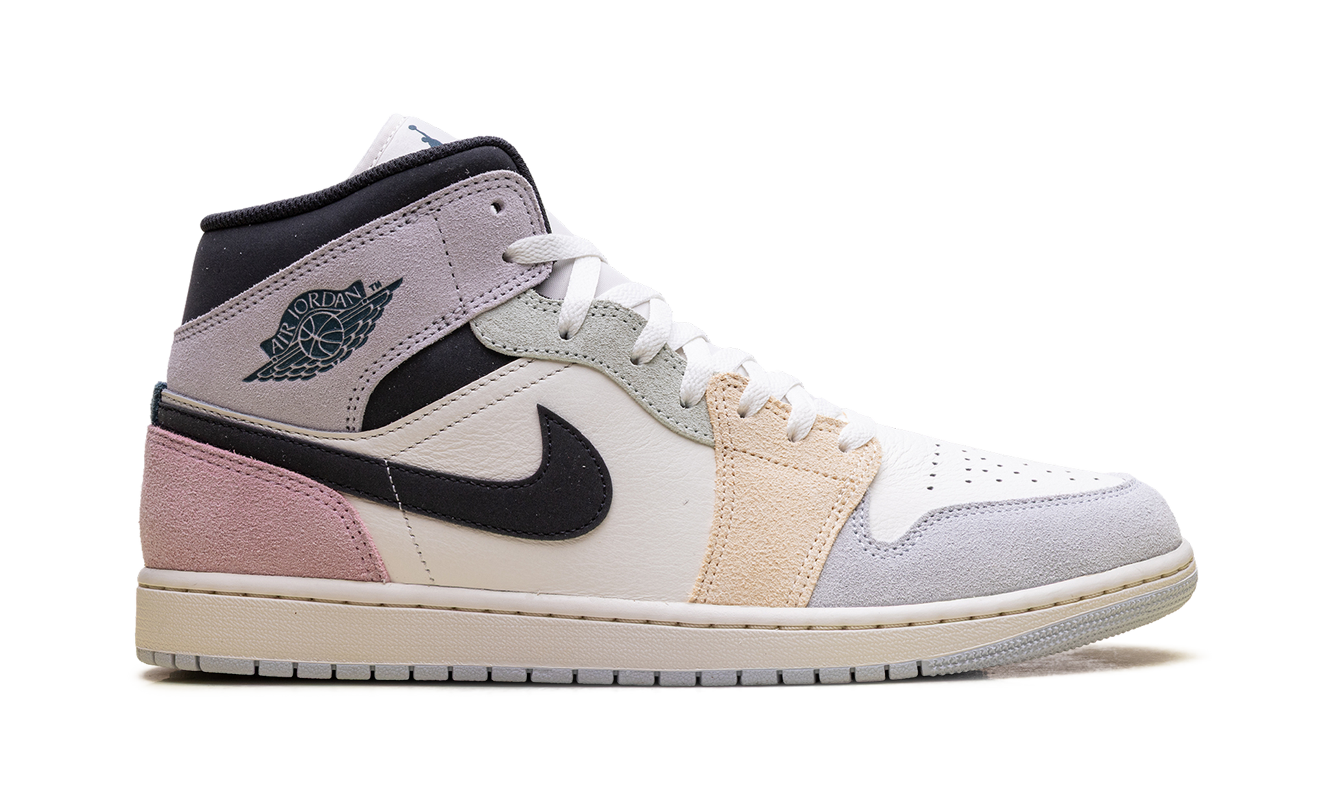 Air Jordan 1 Mid "Sail / anthracite-jade aura-iced jade" IB7110 100