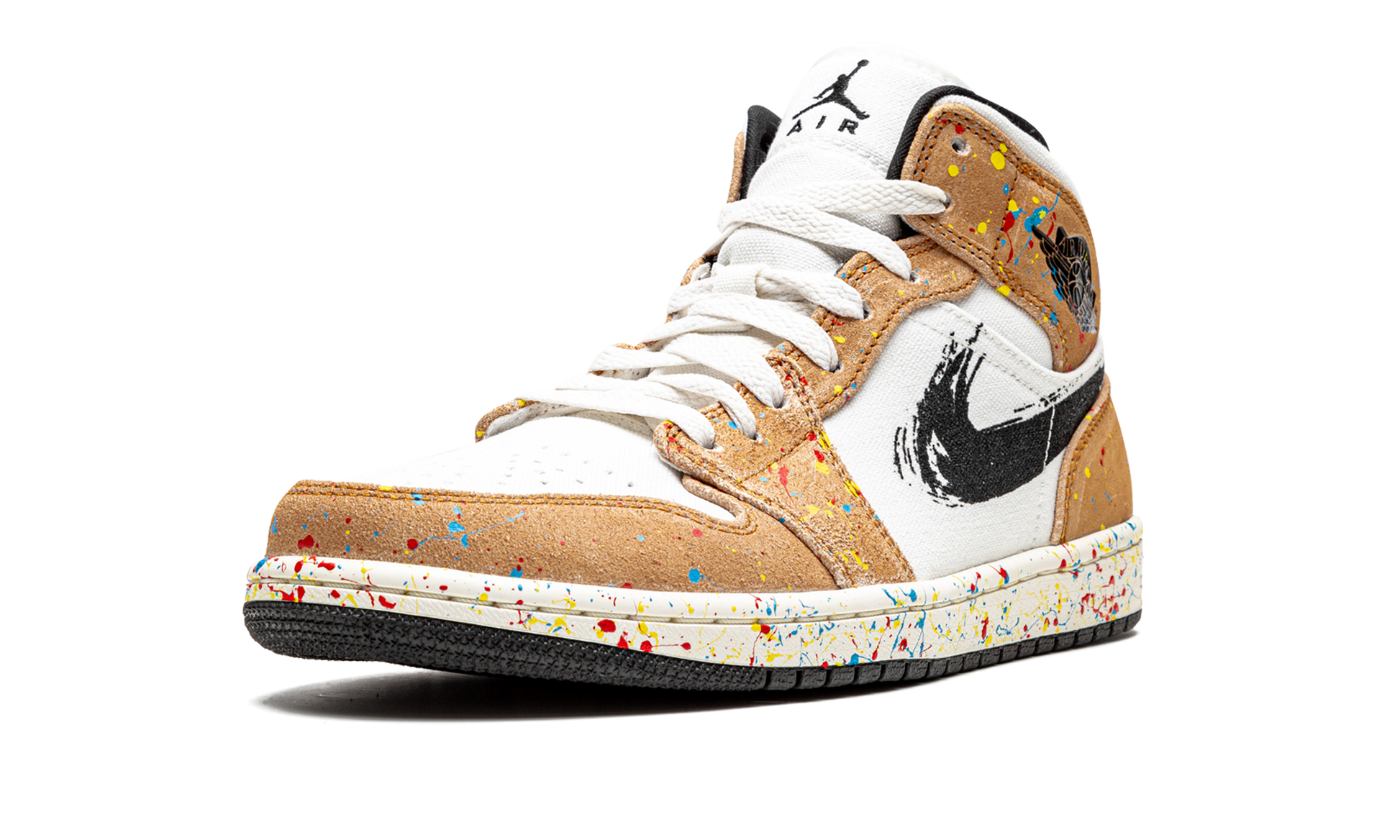 Air Jordan 1 Mid Se "Brushstroke" DA8005 100