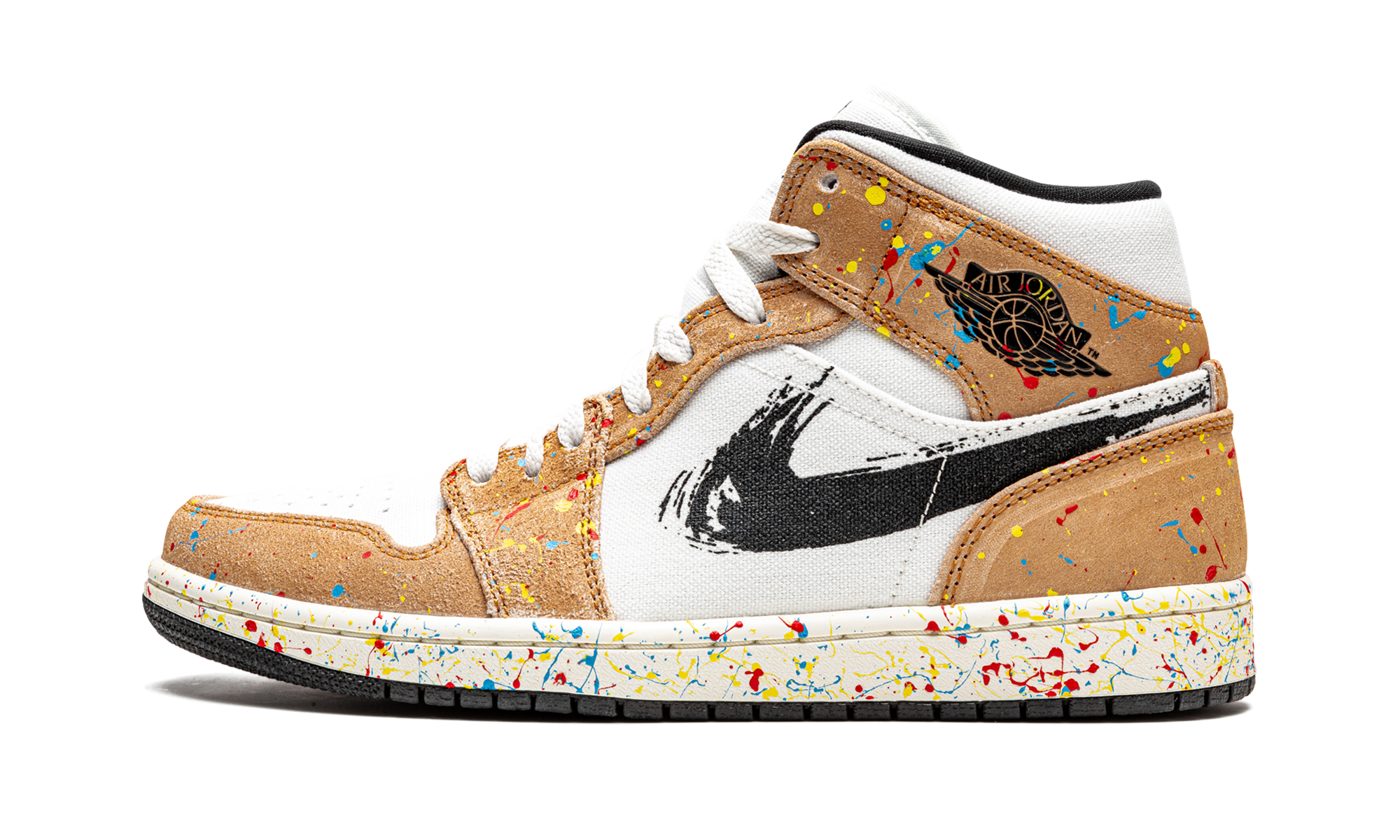 Air Jordan 1 Mid Se "Brushstroke" DA8005 100