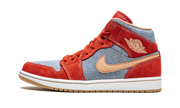Air Jordan 1 Mid Se "Denim red suede" DM4352 600