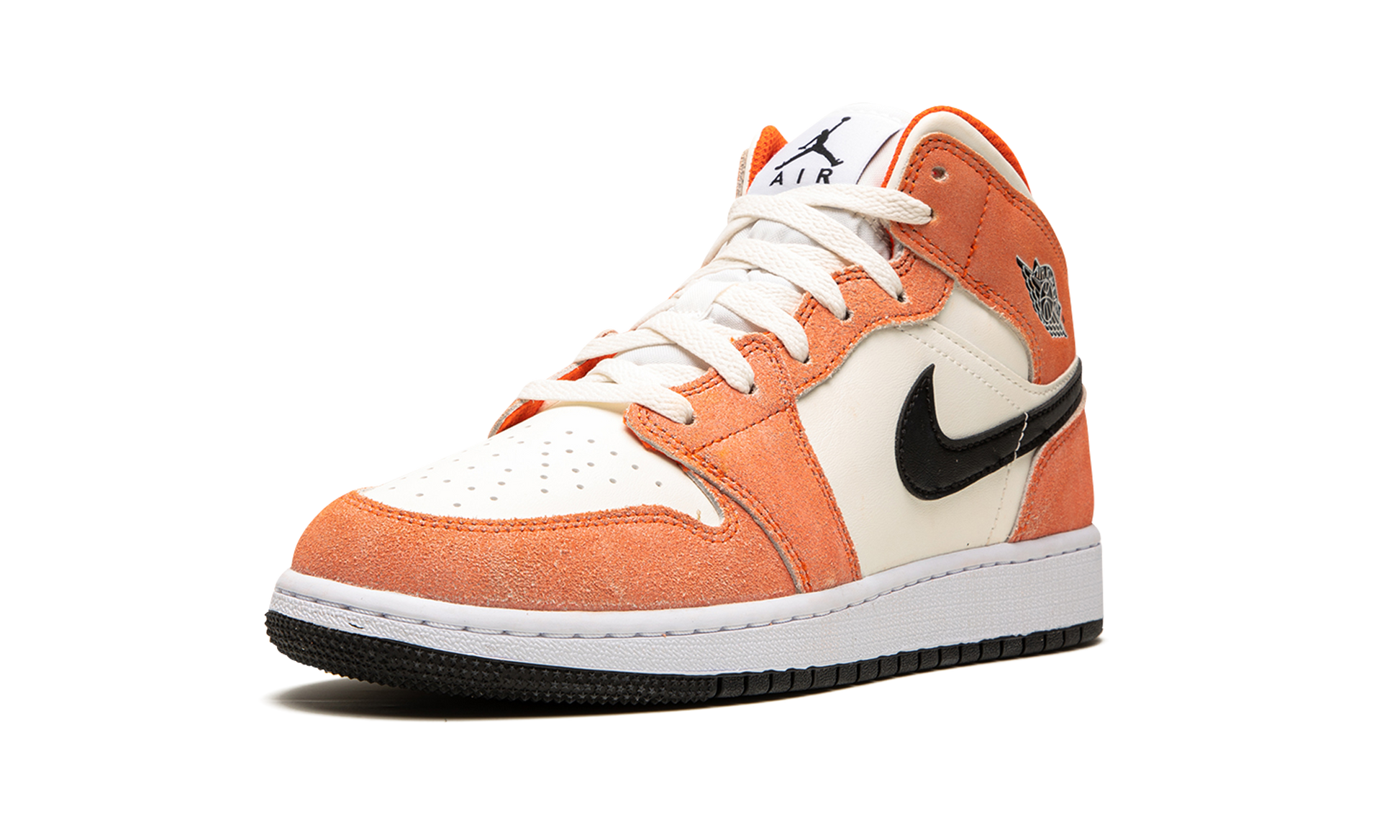 Air Jordan 1 Mid Se GS "Orange suede" DV1336 800