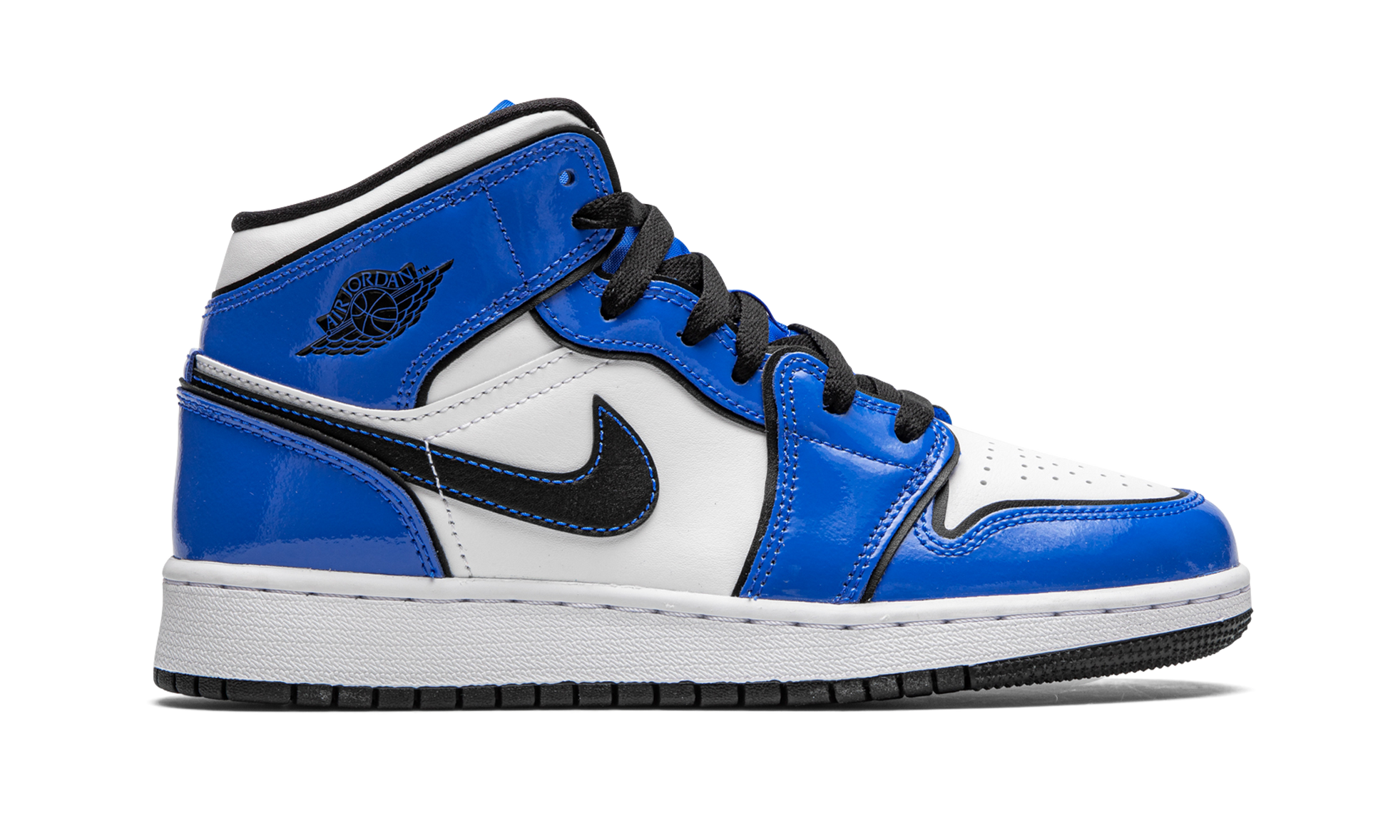 Air Jordan 1 Mid Se GS "Signal blue" BQ6931 402