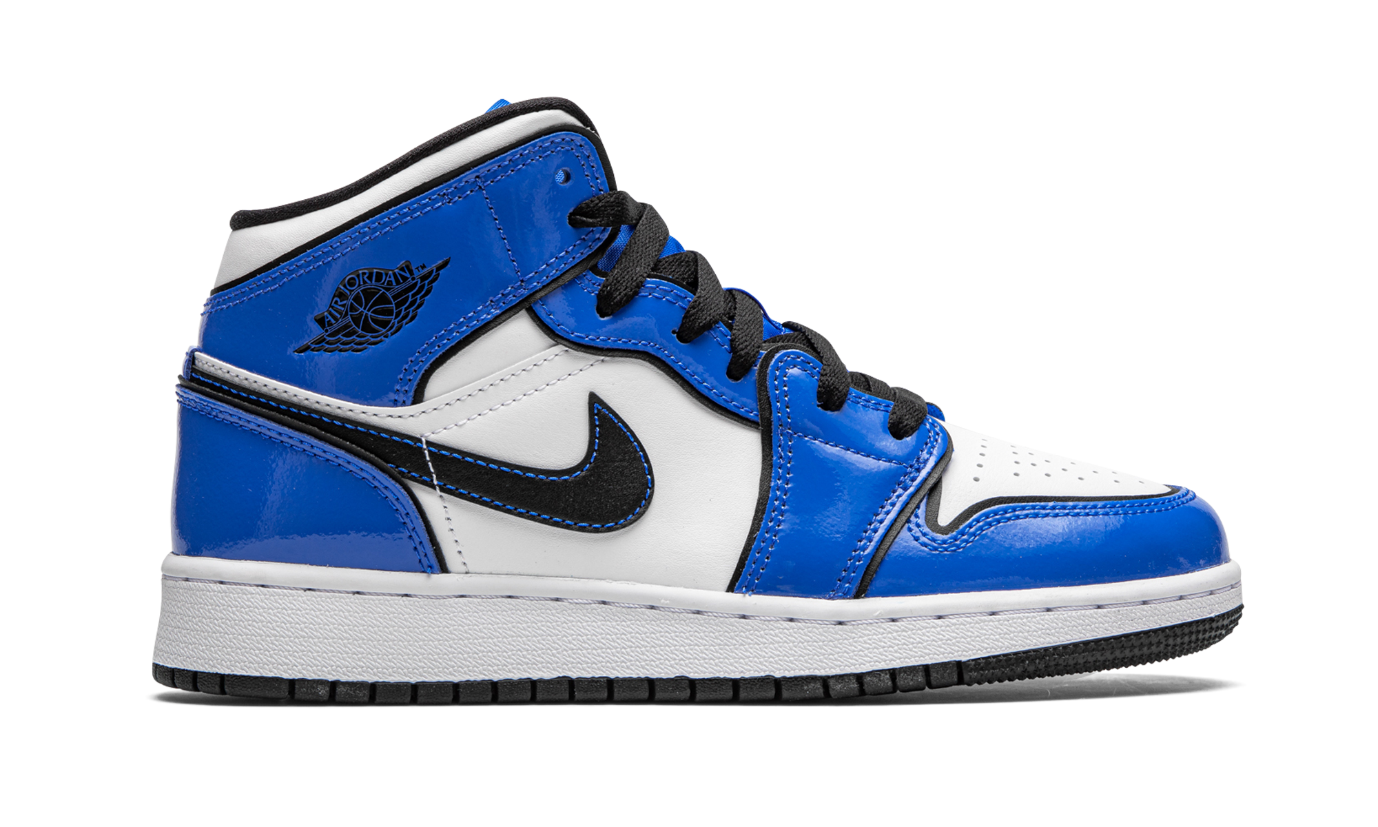 Air Jordan 1 Mid Se GS "Signal blue" BQ6931 402