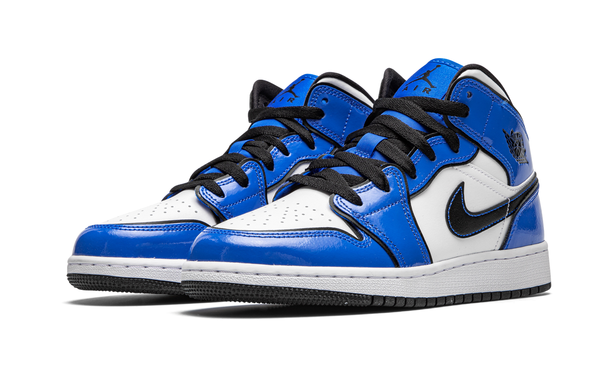 Air Jordan 1 Mid Se GS "Signal blue" BQ6931 402