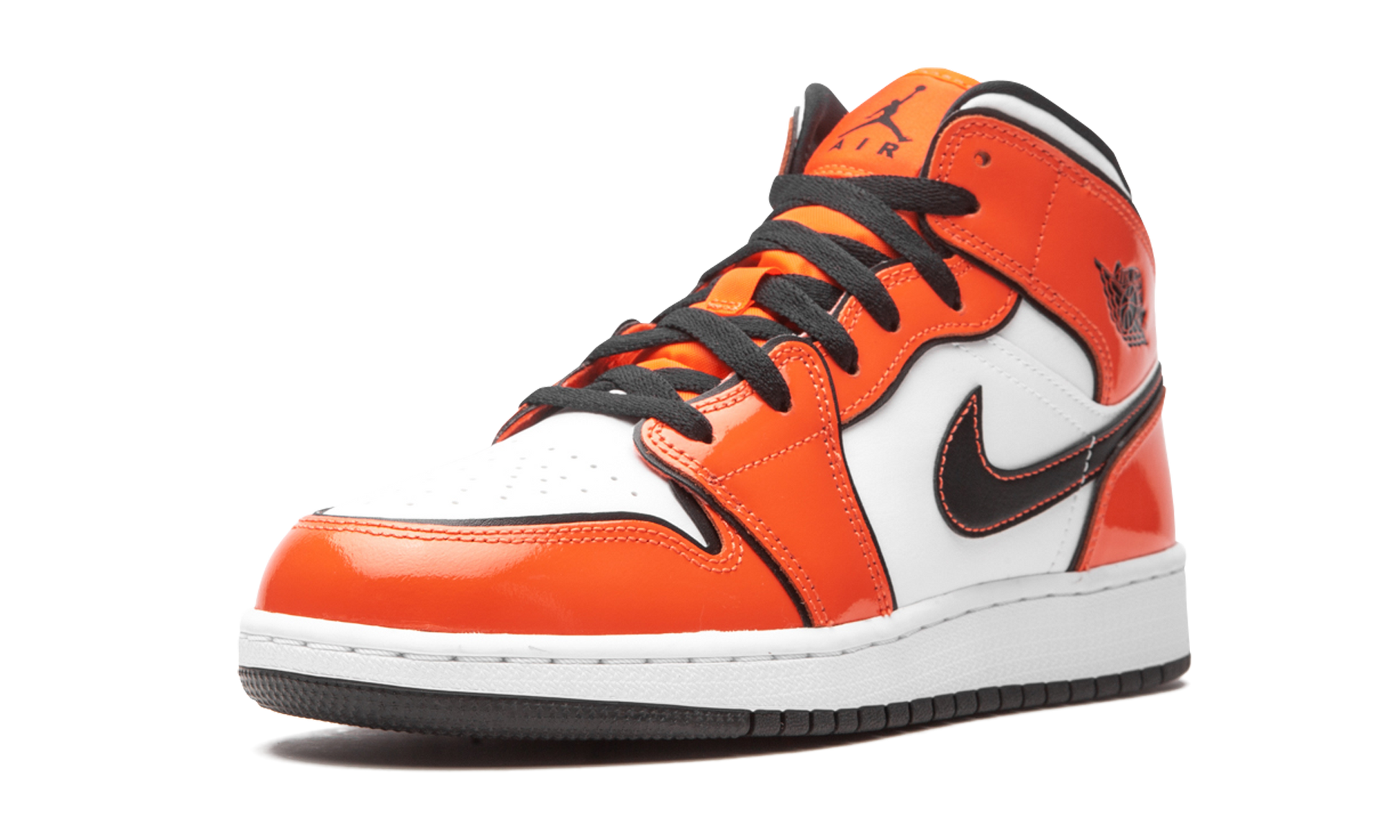 Air Jordan 1 Mid Se GS "Turf orange" BQ6931 802
