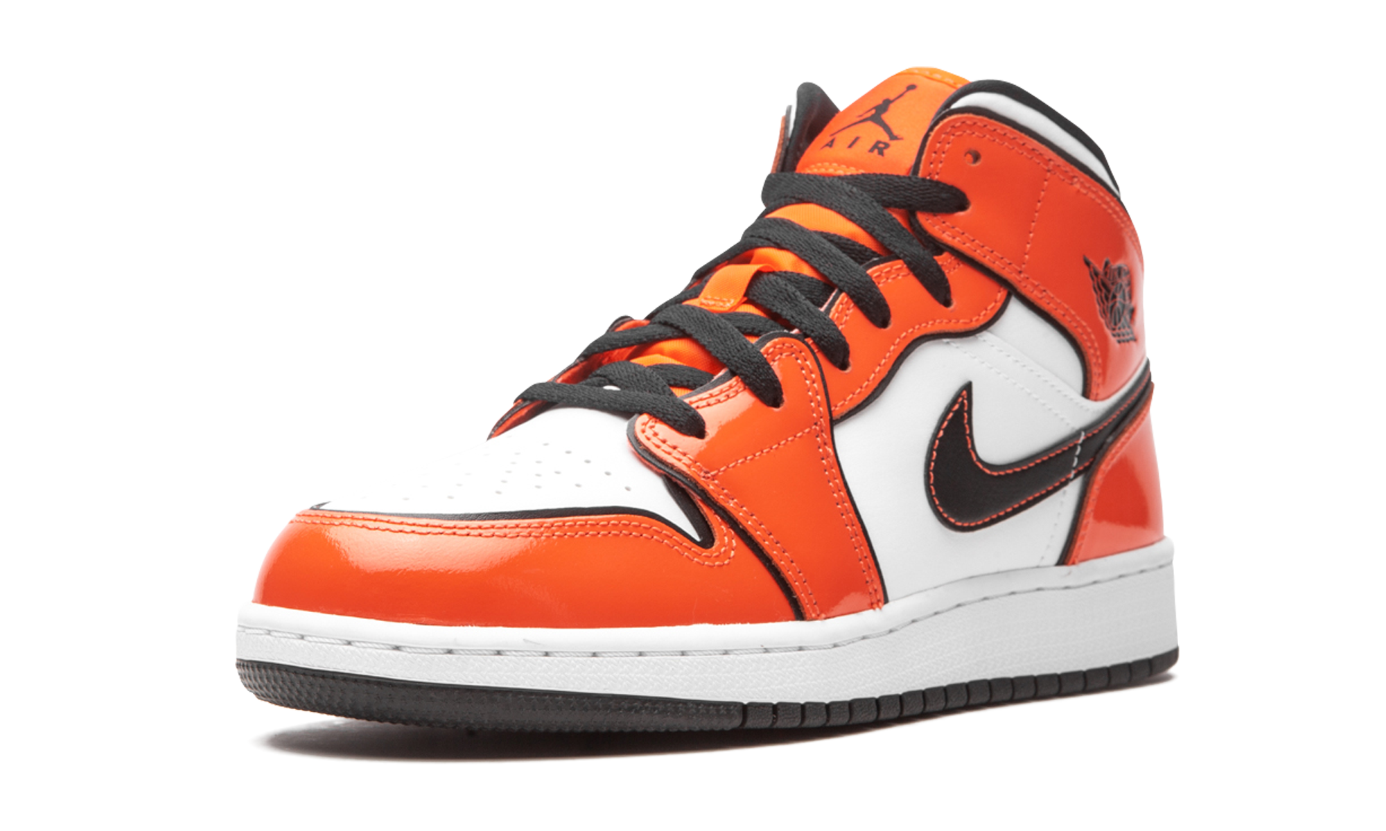 Air Jordan 1 Mid Se GS "Turf orange" BQ6931 802