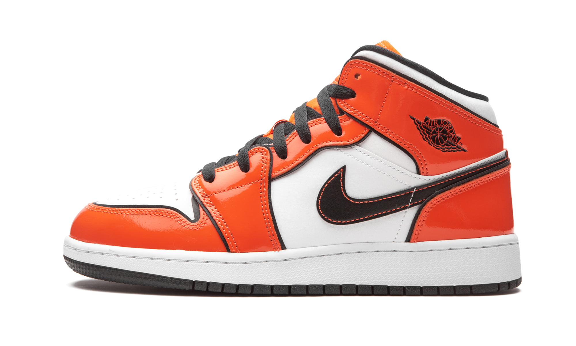 Air Jordan 1 Mid Se GS "Turf orange" BQ6931 802