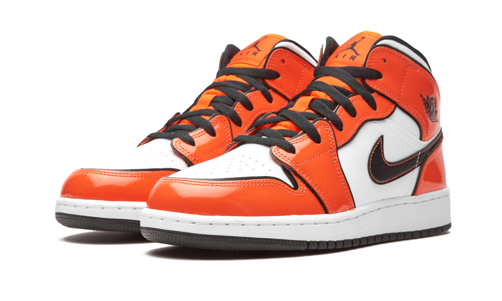 Air Jordan 1 Mid Se GS "Turf orange" BQ6931 802