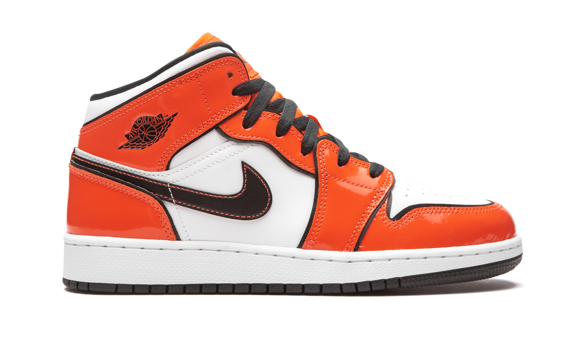 Air Jordan 1 Mid Se GS "Turf orange" BQ6931 802