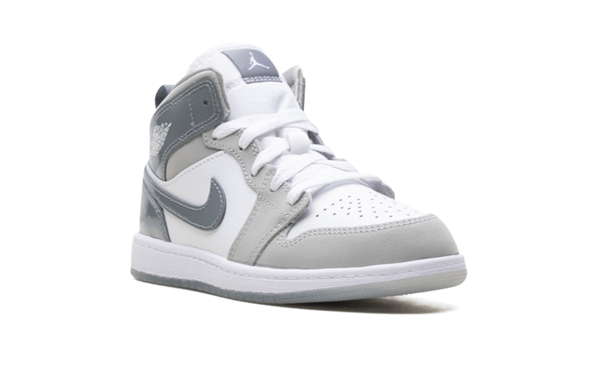 Air Jordan 1 Mid Se Ps "White medium grey cool grey" HF3194 100