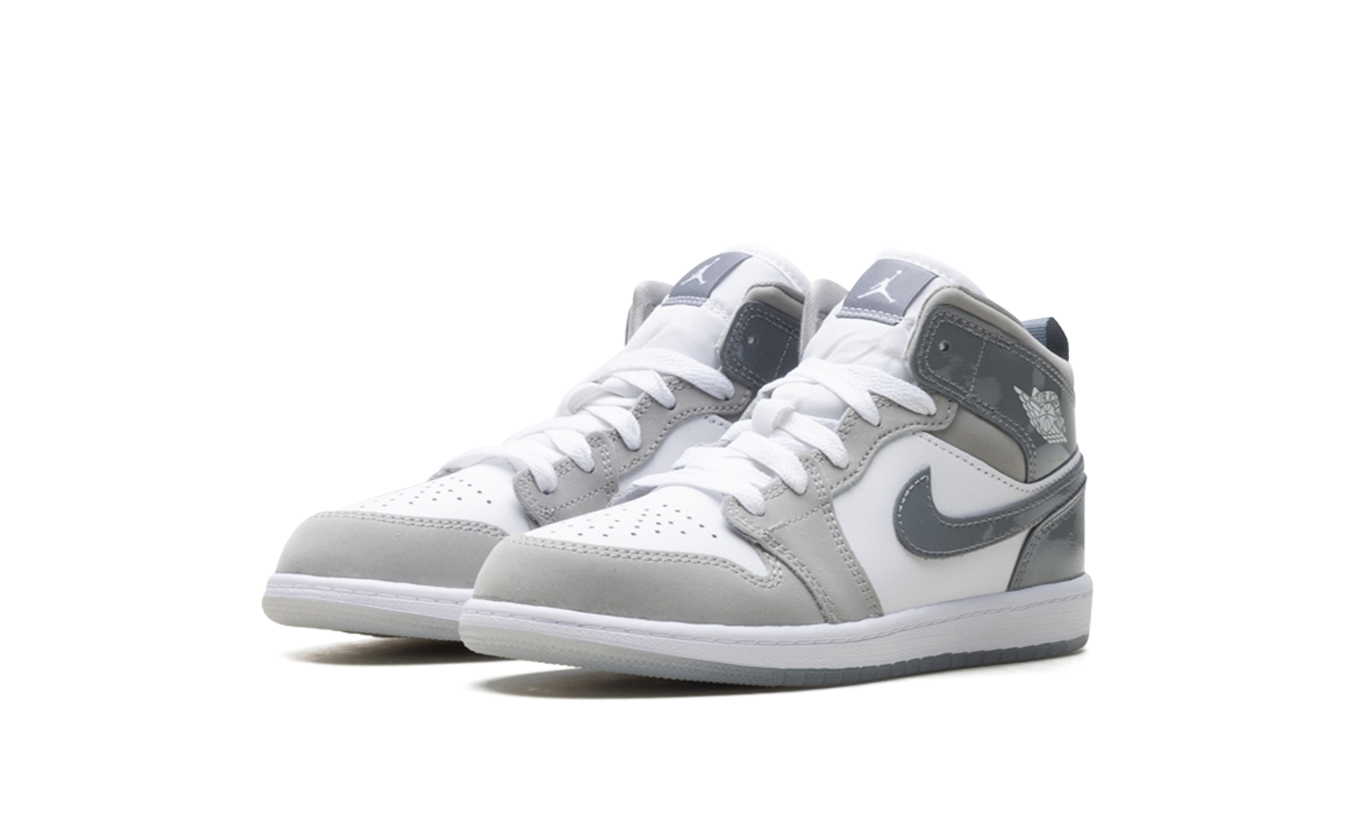 Air Jordan 1 Mid Se Ps "White medium grey cool grey" HF3194 100