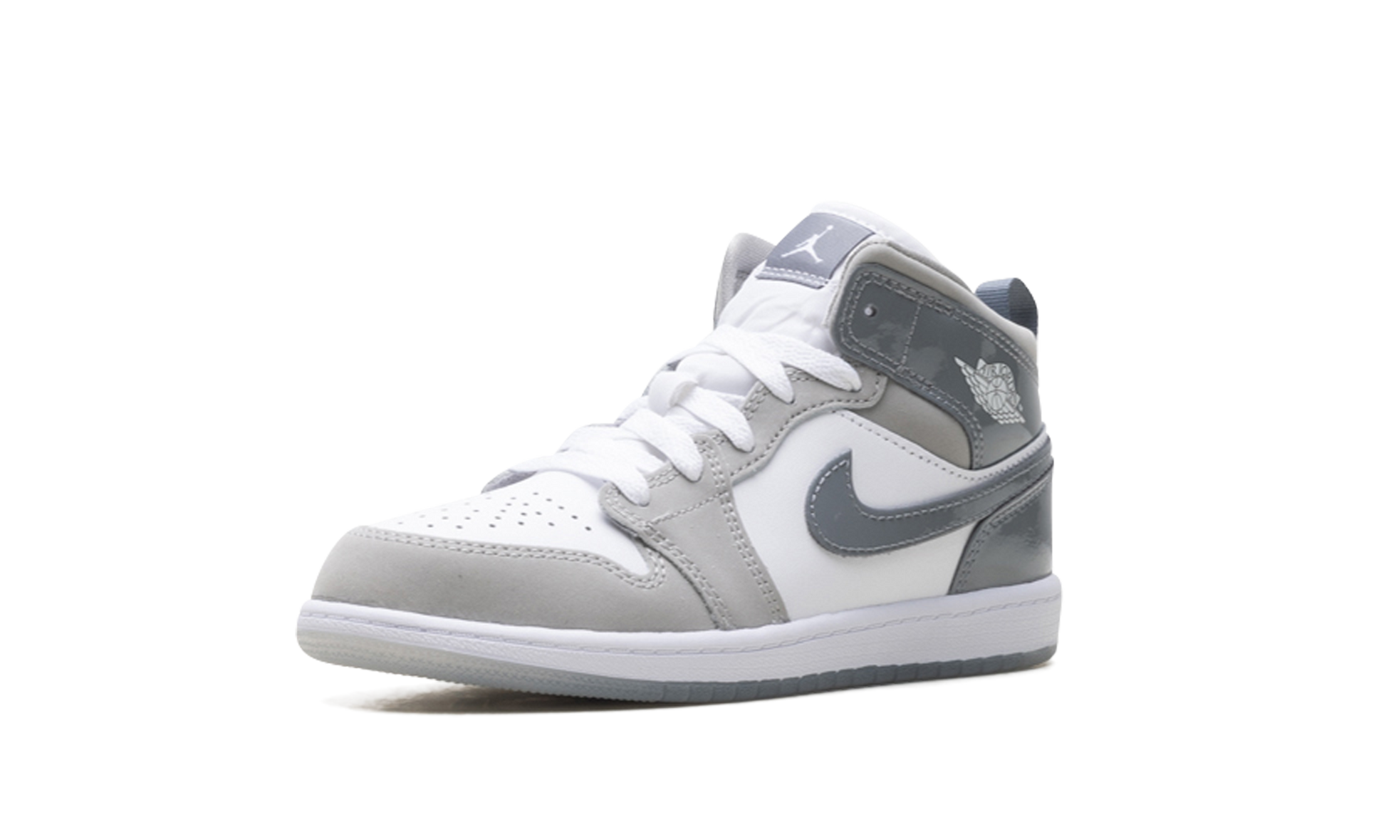 Air Jordan 1 Mid Se Ps "White medium grey cool grey" HF3194 100