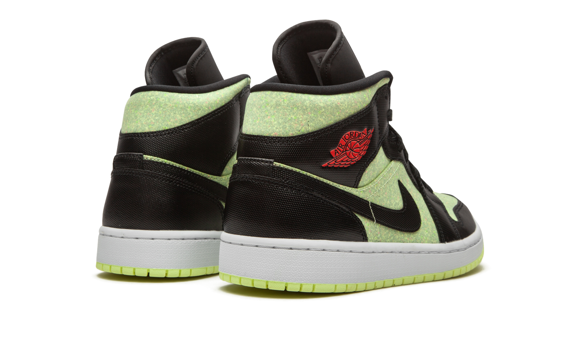 Air Jordan 1 Mid Se Women "Barely volt / chile red" CV5276 003
