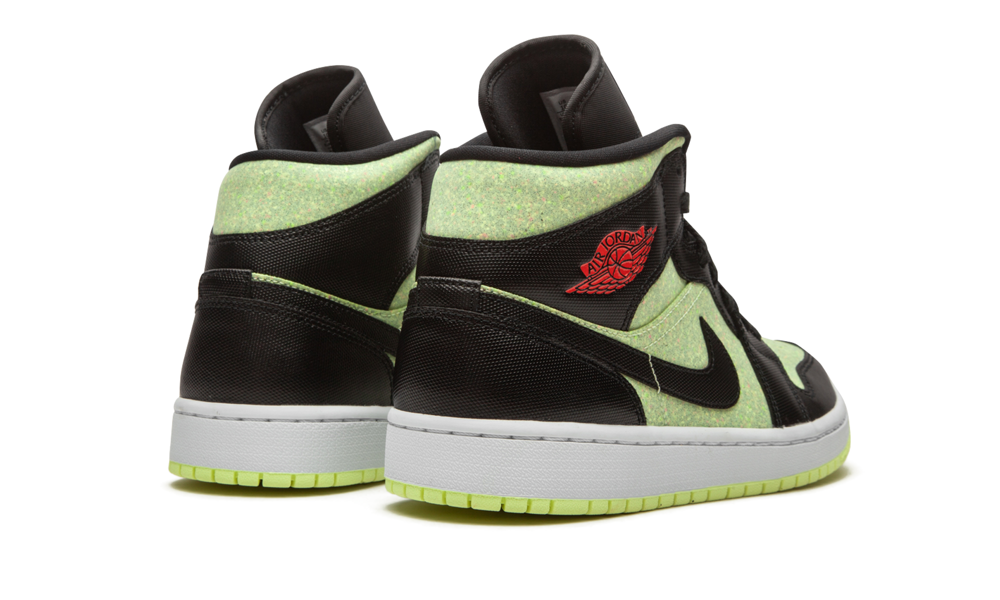 Air Jordan 1 Mid Se Women "Barely volt / chile red" CV5276 003