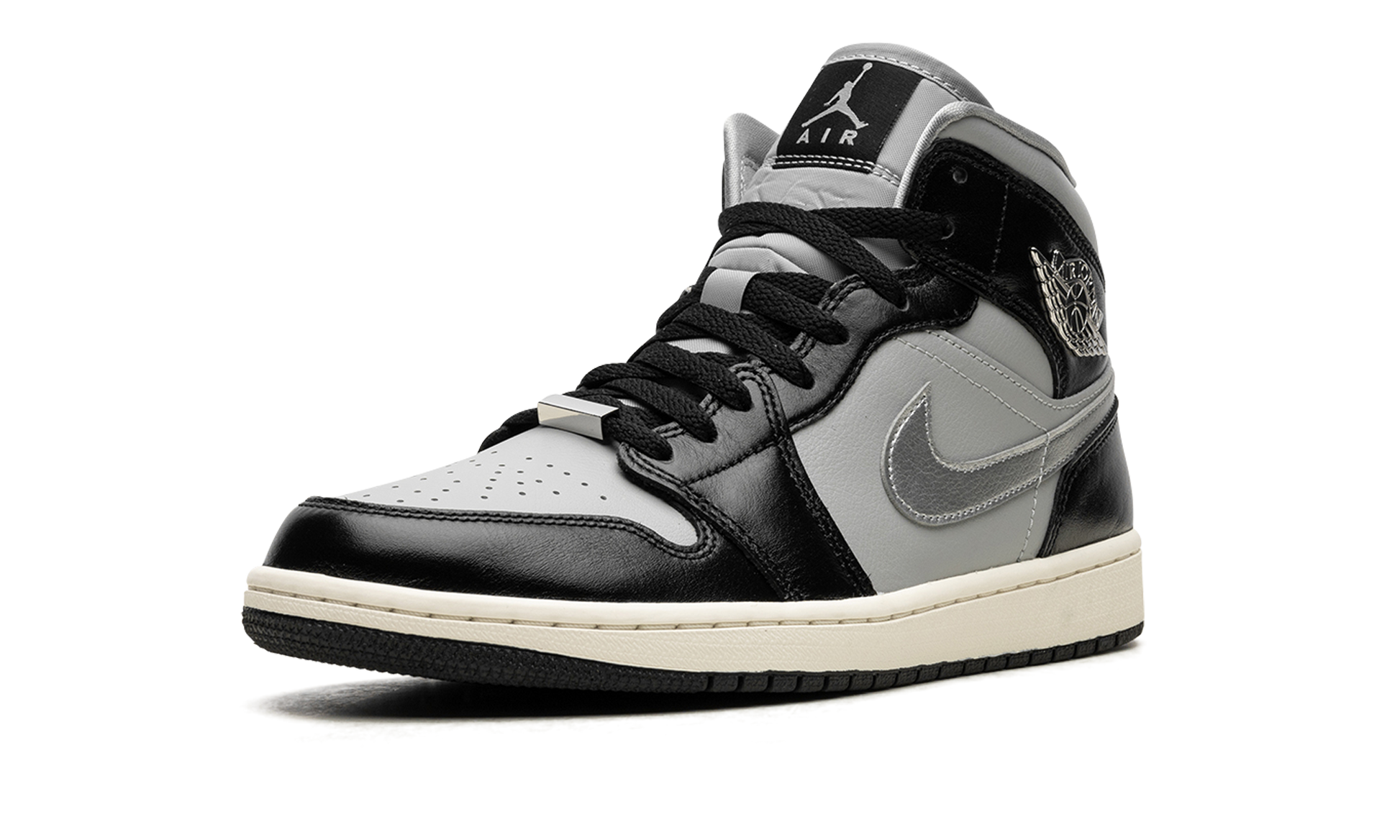 Air Jordan 1 Mid Se Women "Black chrome" FB9892 002