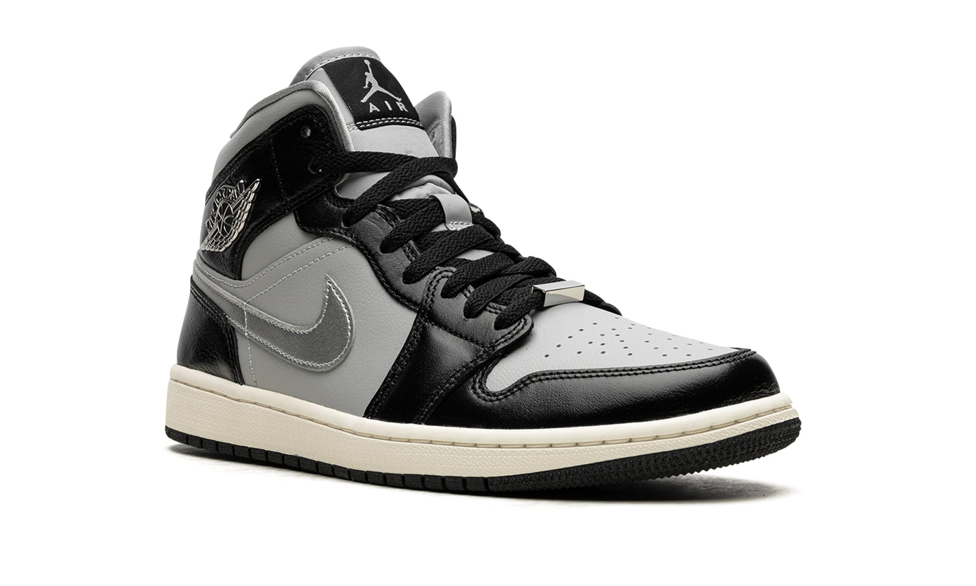 Air Jordan 1 Mid Se Women "Black chrome" FB9892 002