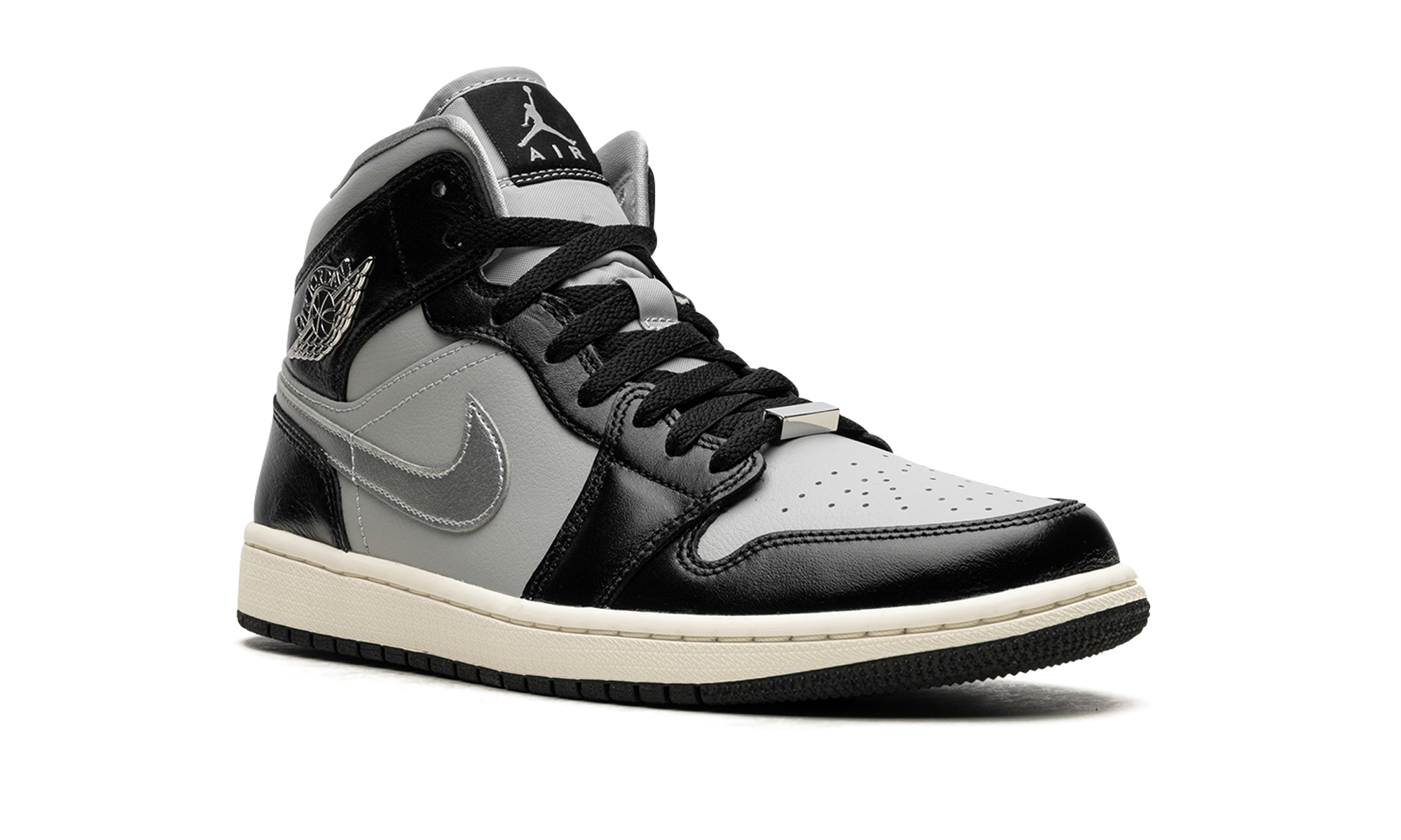 Air Jordan 1 Mid Se Women "Black chrome" FB9892 002