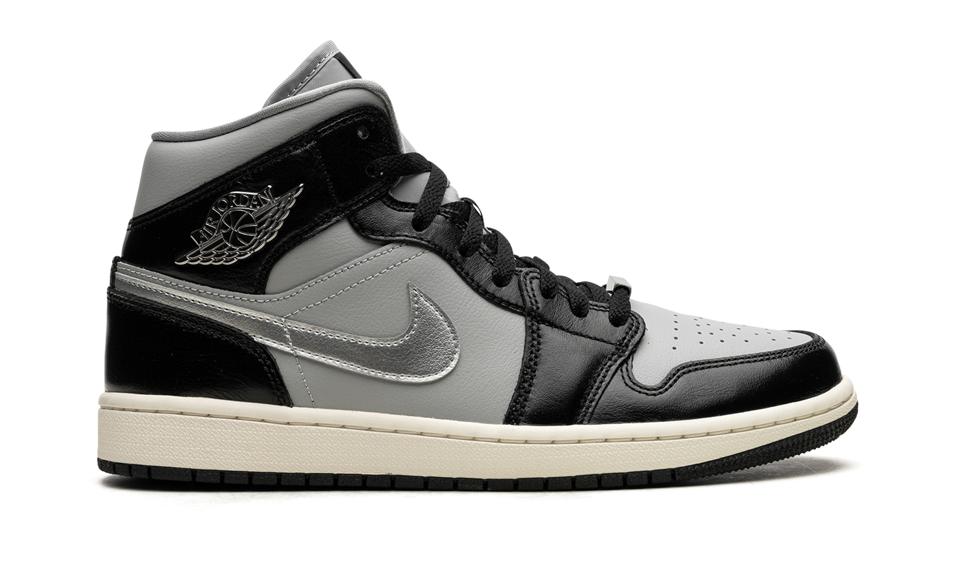 Air Jordan 1 Mid Se Women "Black chrome" FB9892 002
