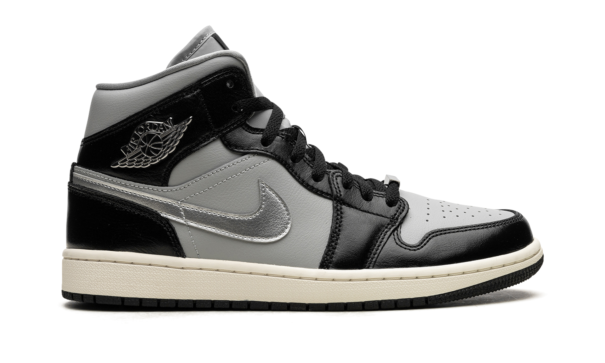 Air Jordan 1 Mid Se Women "Black chrome" FB9892 002