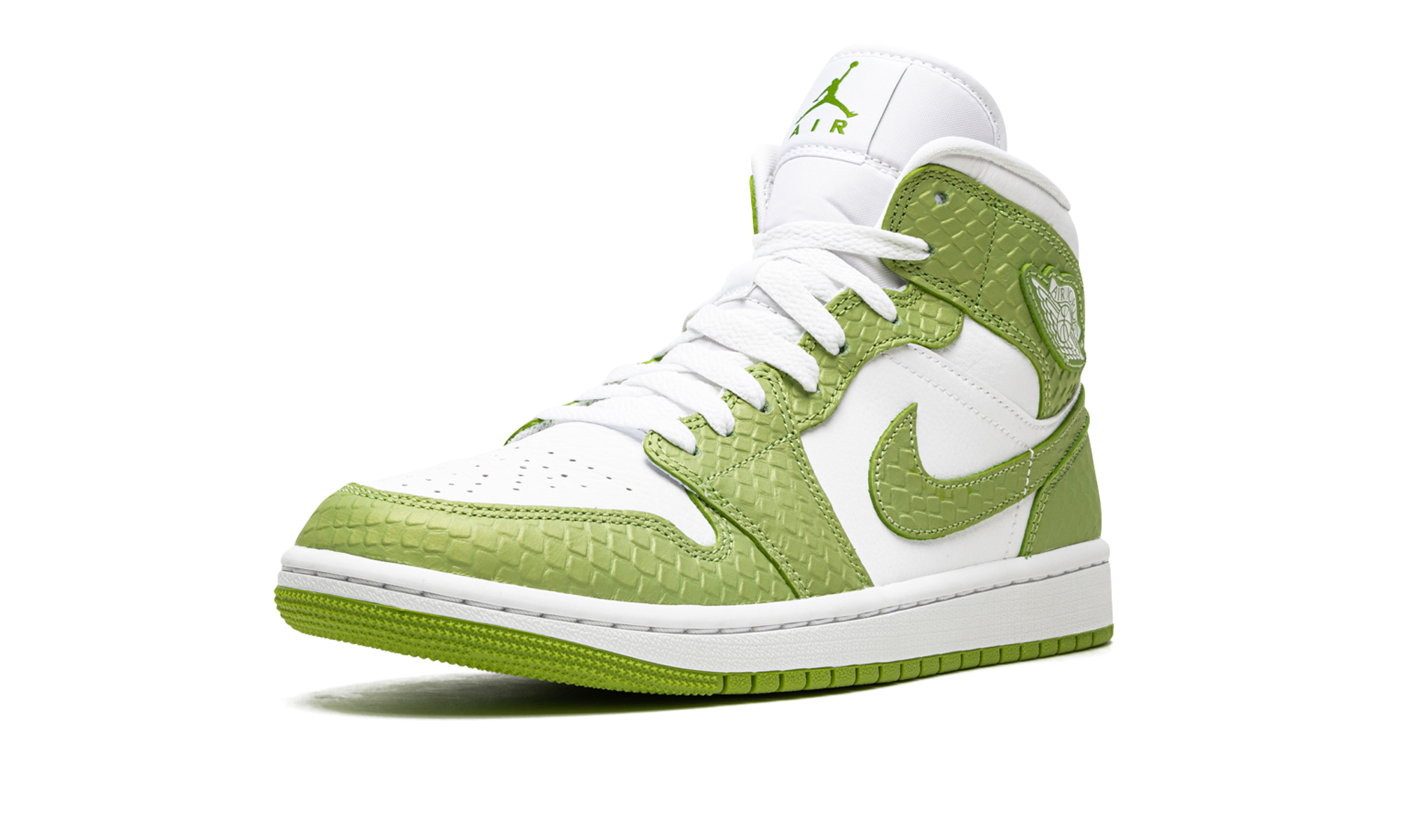 Air Jordan 1 Mid Se Women "Green python" DV2959 113