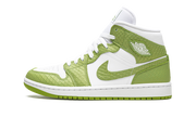 Air Jordan 1 Mid Se Women "Green python" DV2959 113