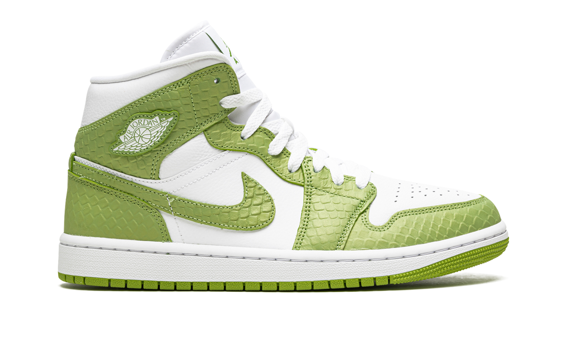 Air Jordan 1 Mid Se Women "Green python" DV2959 113