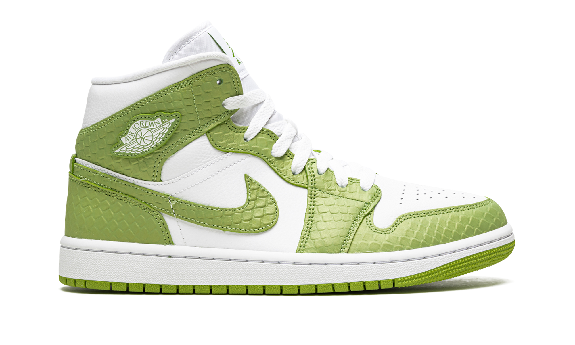 Air Jordan 1 Mid Se Women "Green python" DV2959 113