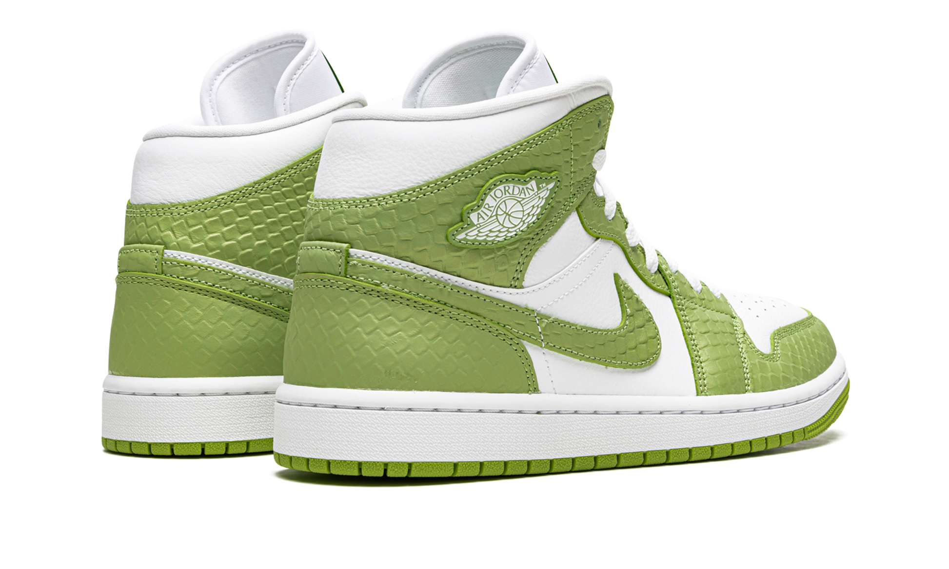 Air Jordan 1 Mid Se Women "Green python" DV2959 113