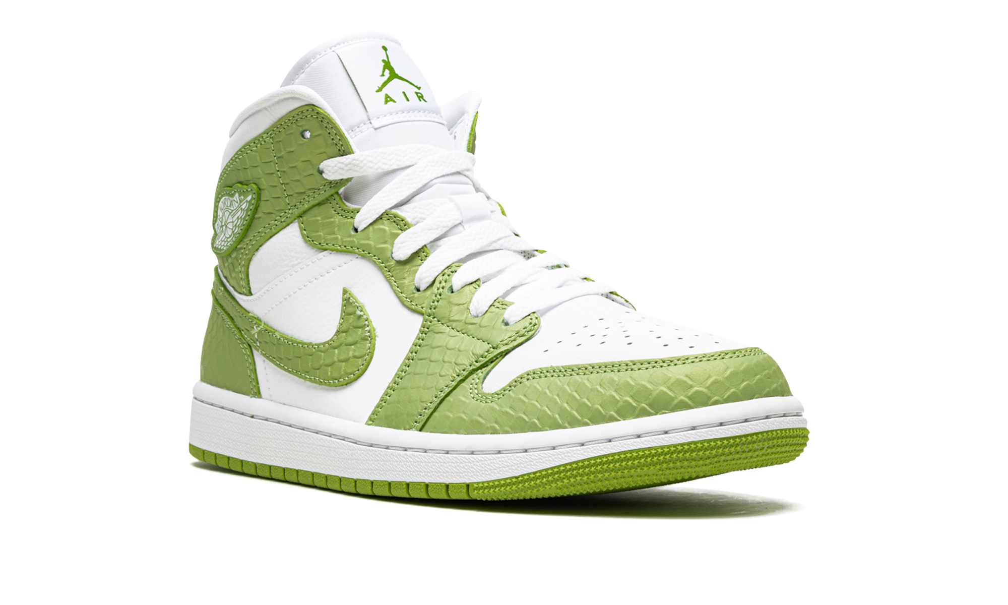 Air Jordan 1 Mid Se Women "Green python" DV2959 113