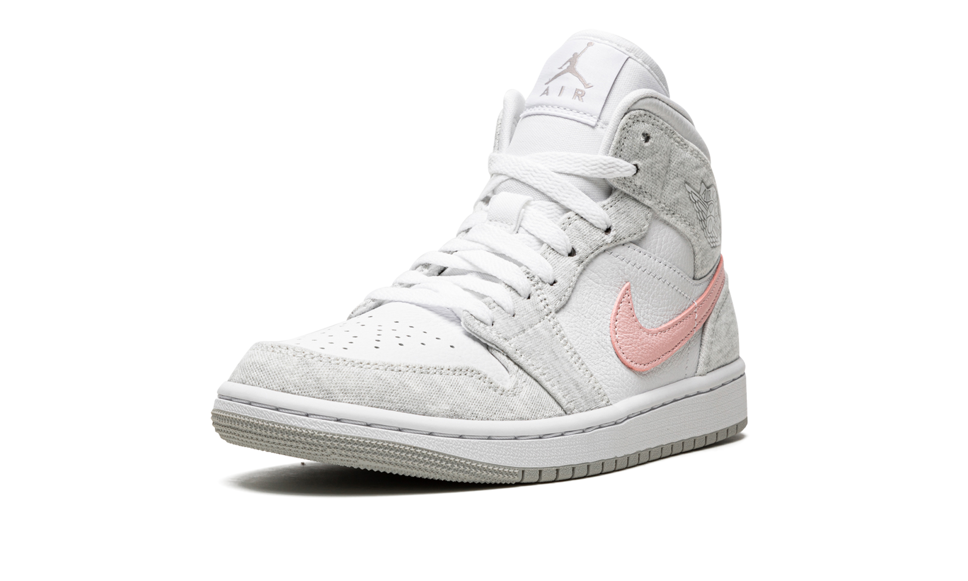 Air Jordan 1 Mid Se Women "Heather grey / pink" DN4045 001