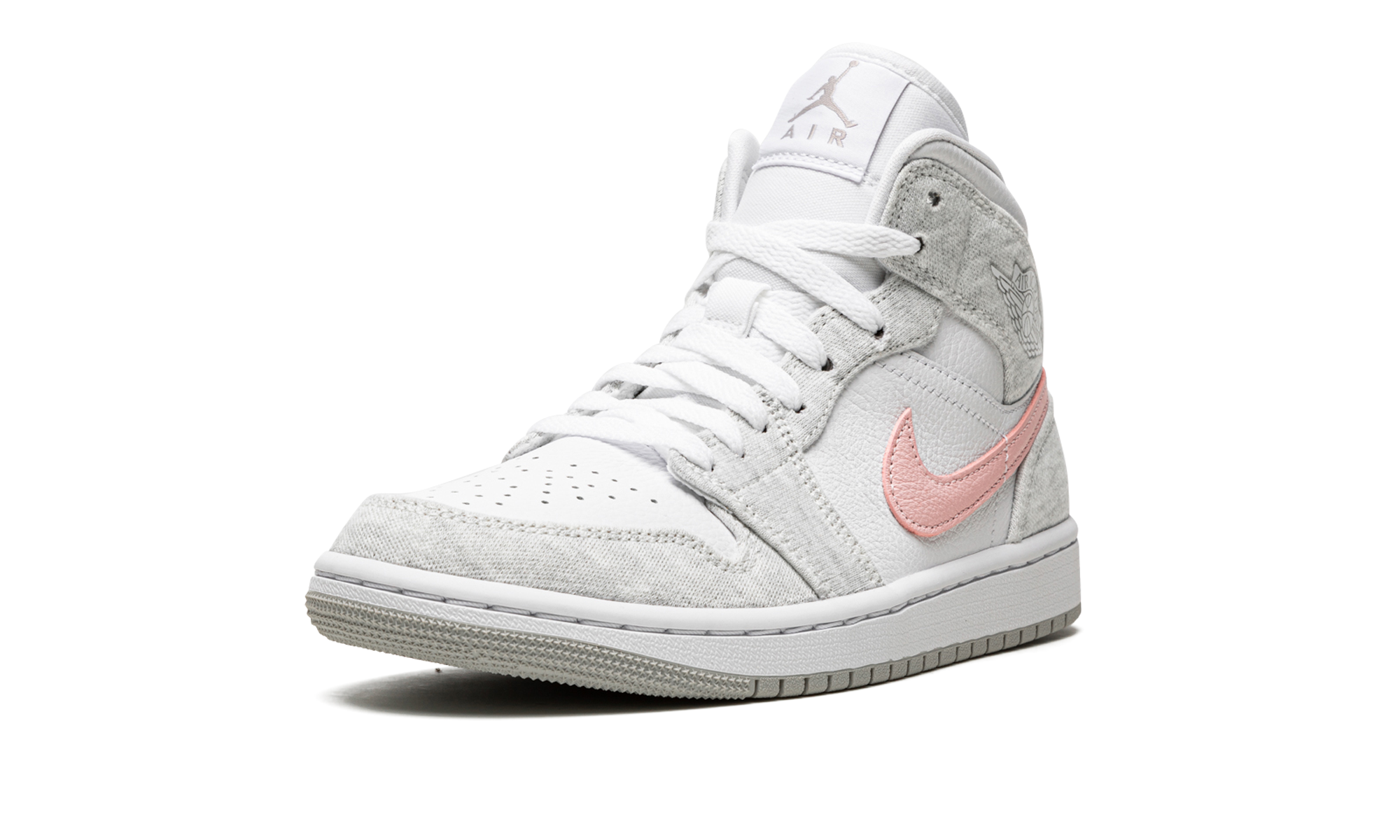 Air Jordan 1 Mid Se Women "Heather grey / pink" DN4045 001