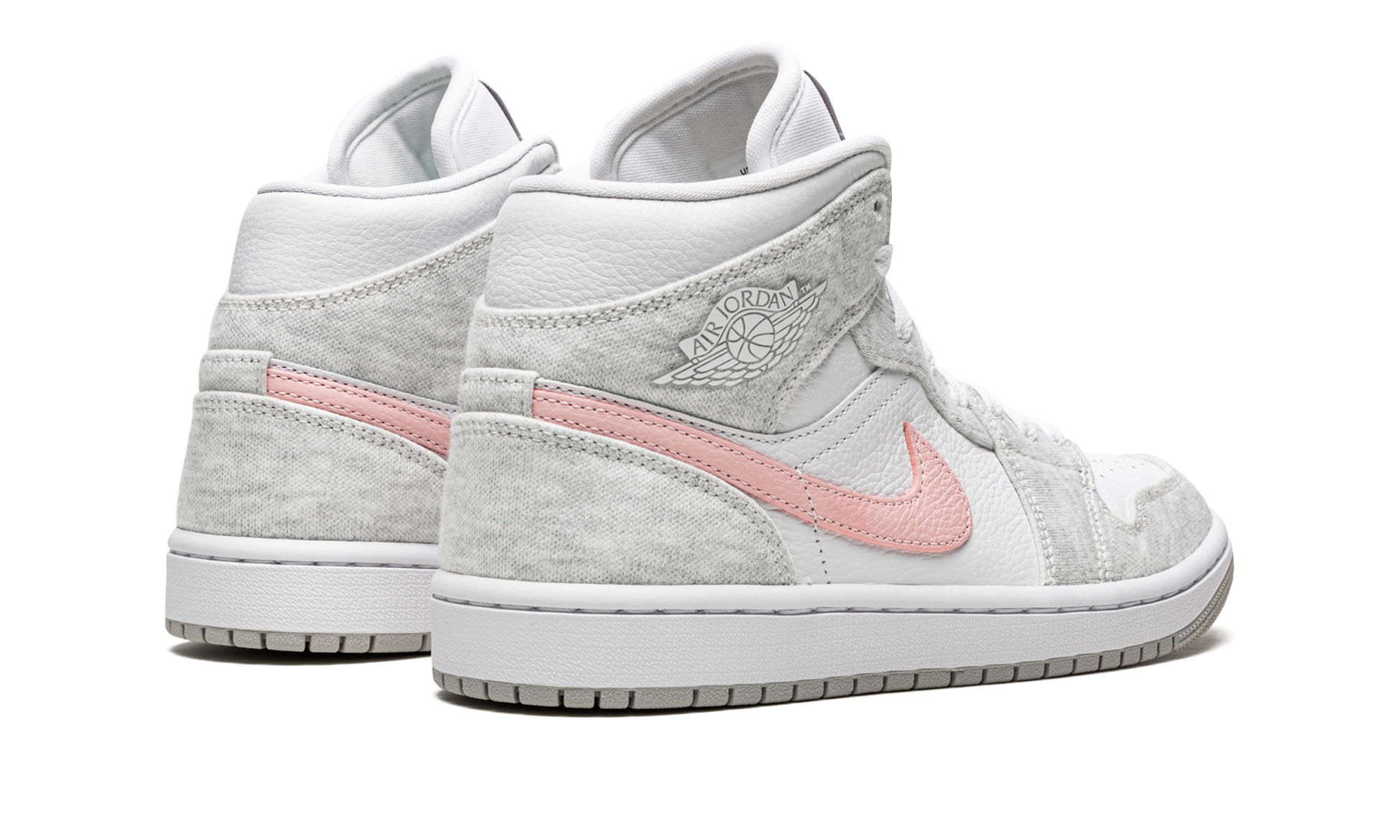 Air Jordan 1 Mid Se Women "Heather grey / pink" DN4045 001