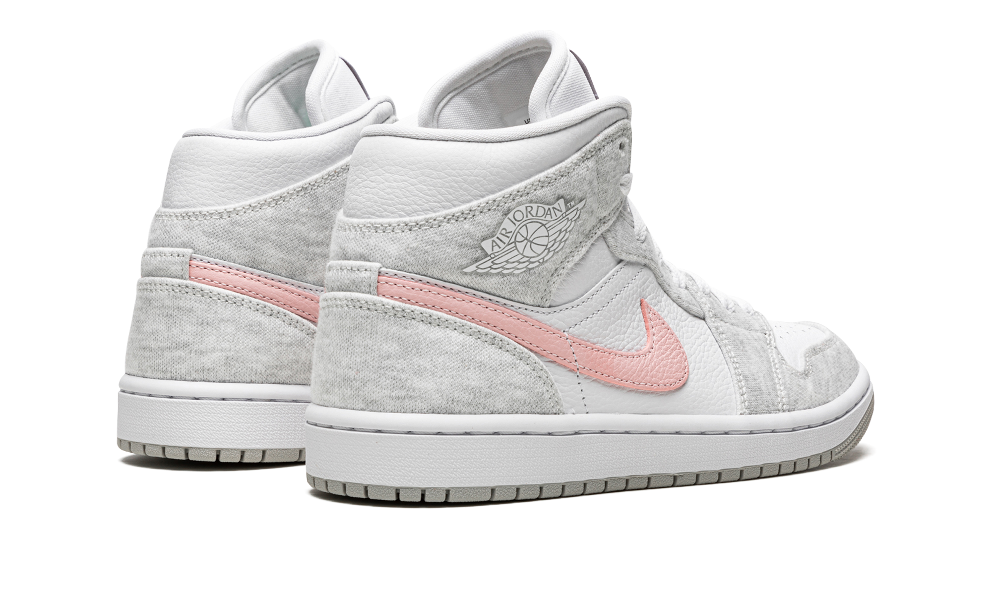 Air Jordan 1 Mid Se Women "Heather grey / pink" DN4045 001
